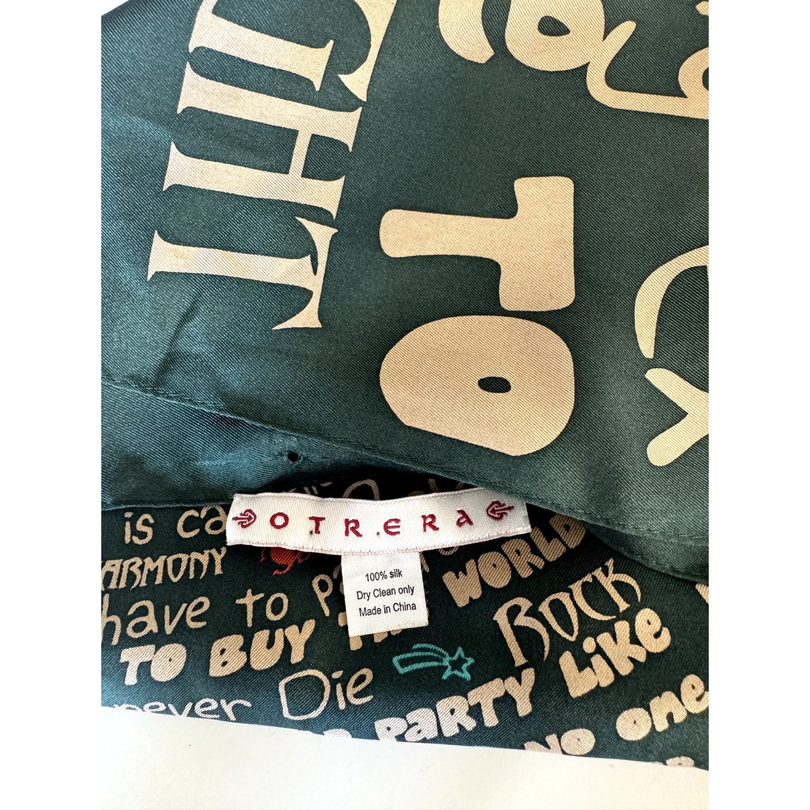 Other OTRERA Silk Scarf Size ONE SIZE - 1 Thumbnail