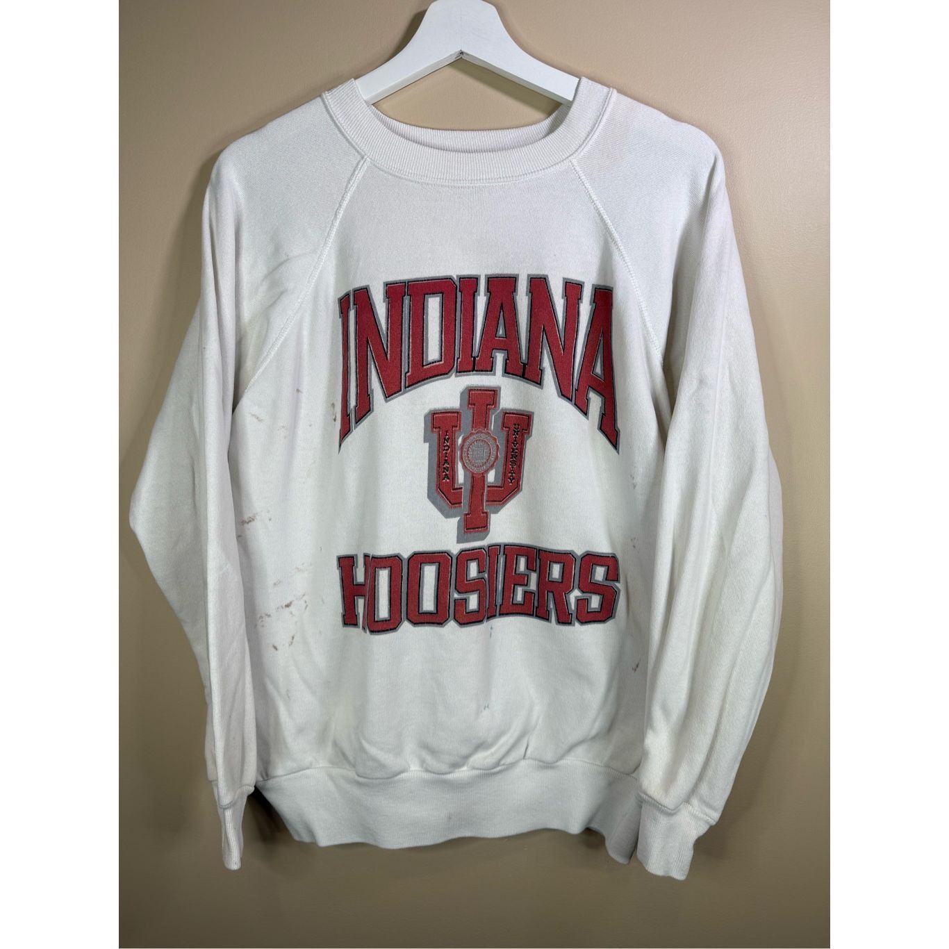 Vintage Size M vintage 1980s Indiana Hoosiers Sweatshirt Crewneck ra Size US M / EU 48-50 / 2 - 1 Thumbnail