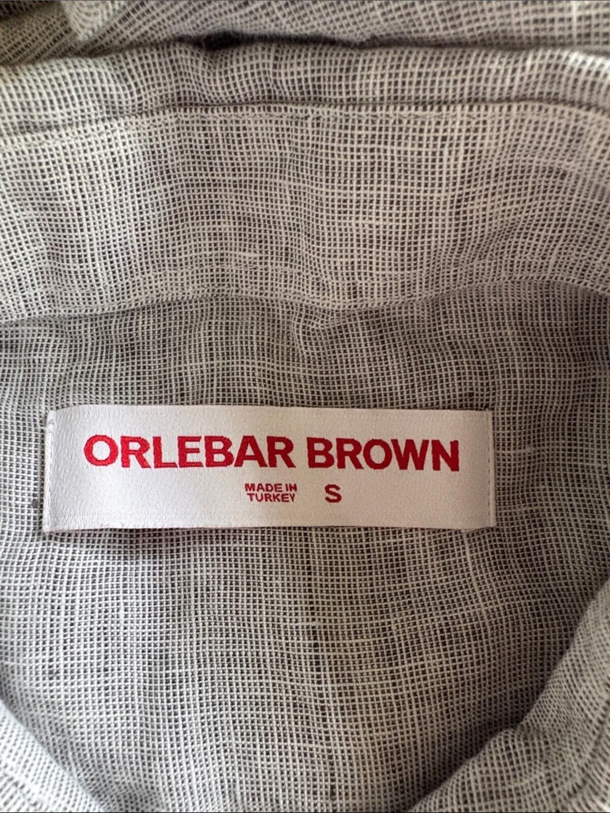 Orlebar Brown Orlebar Brown Giles Linen Tailored Fit Linen Shirt Size US S / EU 44-46 / 1 - 10 Thumbnail