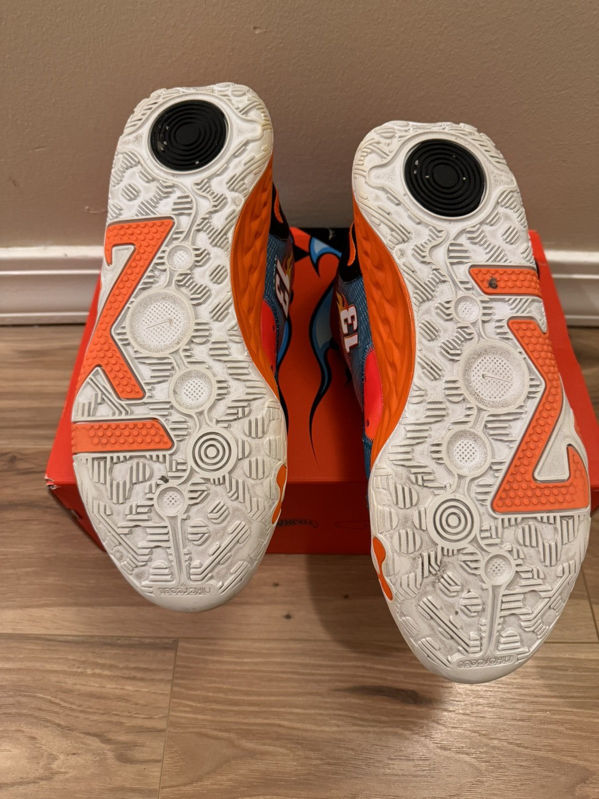 Nike Paul George PG 6 Hot Wheels Size US 11 / EU 44 - 5 Thumbnail