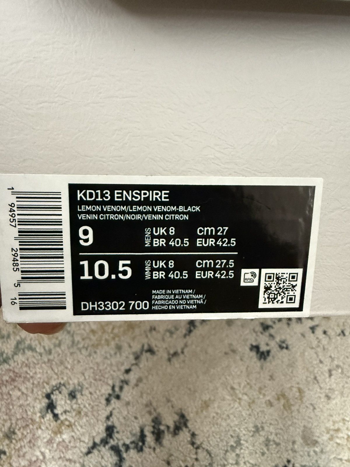 Nike Nike KD13 “Enspire” Size US 9 / EU 42 - 4 Thumbnail