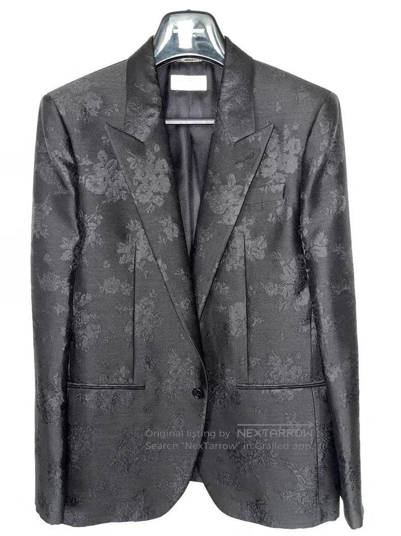 Saint Laurent Paris Saint Laurent Paris Floral Embroidered Jacquard Suit Size US M / EU 48-50 / 2 - 1 Thumbnail