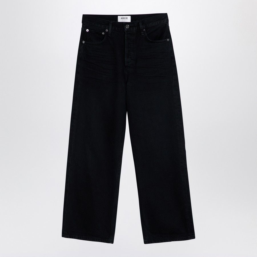 Agolde o1d2blof0724 Organic Denim Jeans in Black Size 28" / US 6 / IT 42 - 1 Thumbnail