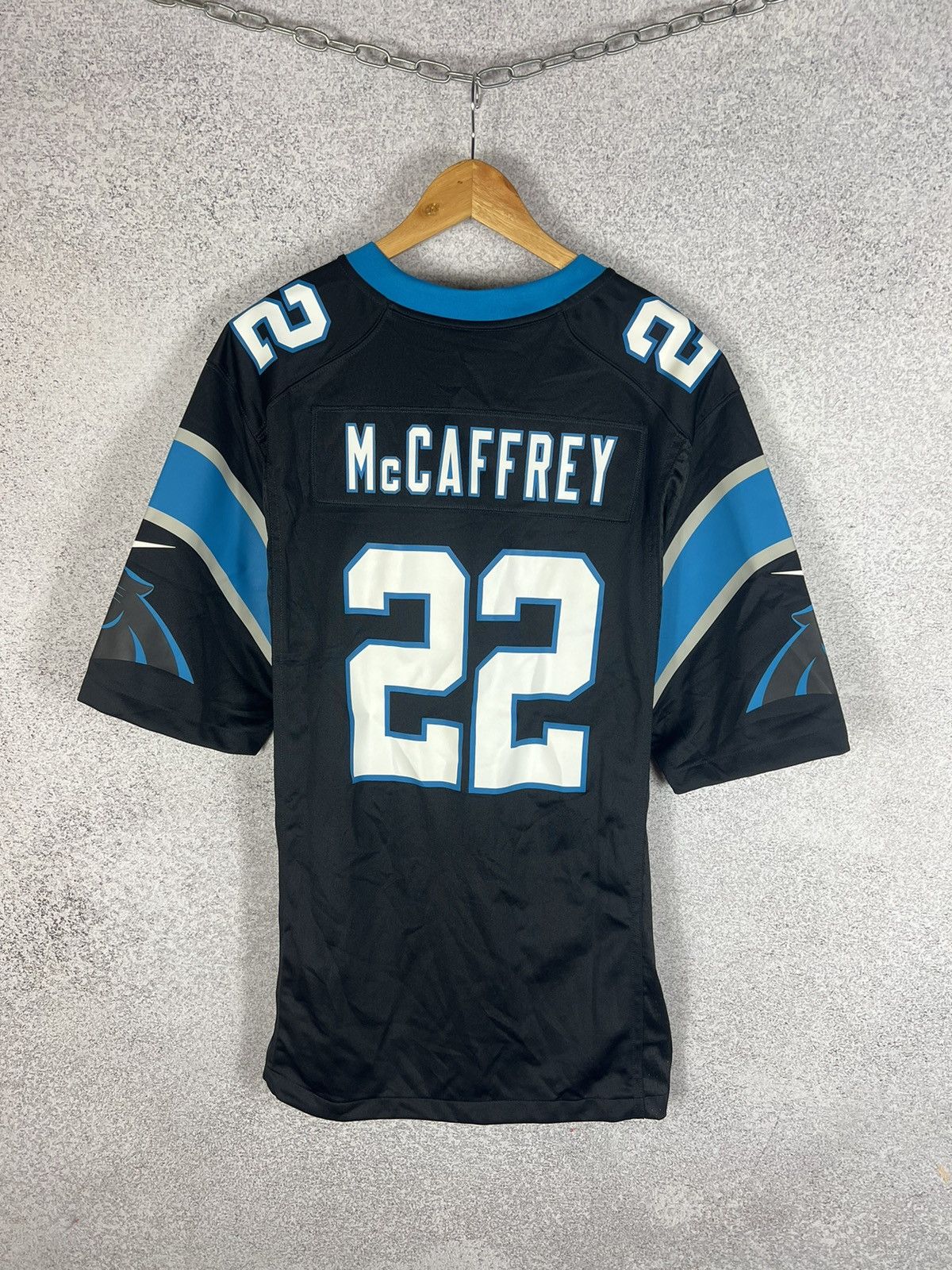 NFL Nike McCAFFREY #22 Carolina Panthers Football Jersey SHIRT Size US XL / EU 56 / 4 - 3 Thumbnail