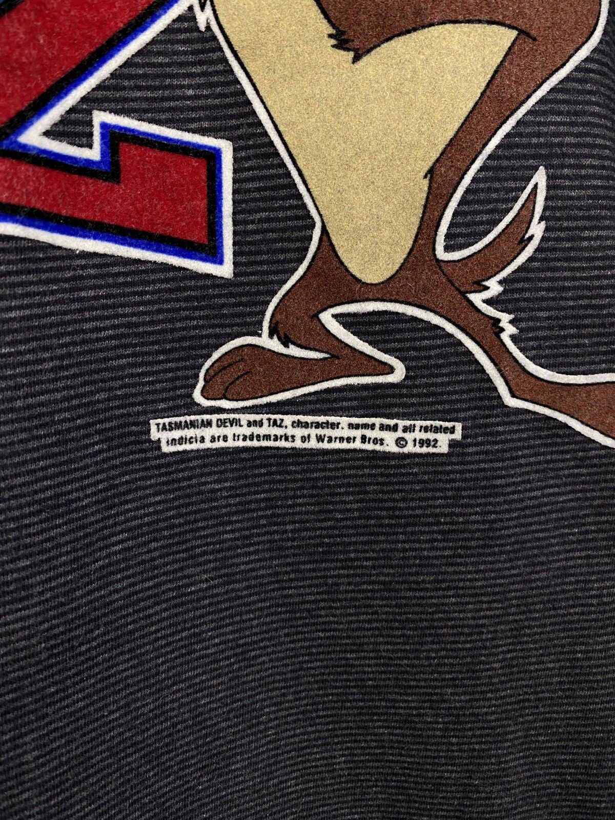 Warner Bros 🇺🇸 Vintage 1992 Taz Tasmanian Devil Warner Bros T-Shirt Size US XL / EU 56 / 4 - 5 Thumbnail