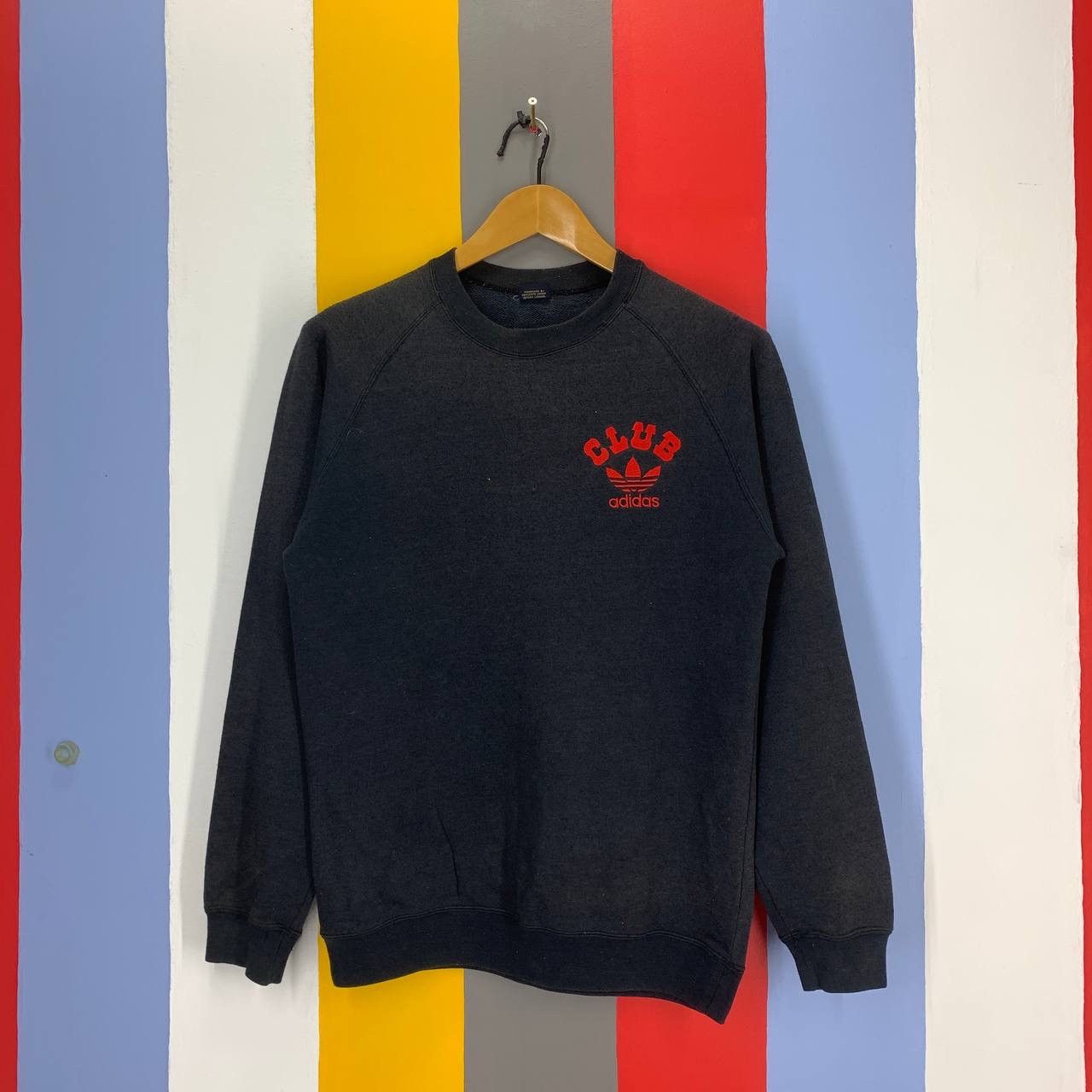 Adidas Vintage ADIDAS CLUB Crew Neck Sweatshirt #2259/23 Size US S / EU 44-46 / 1 - 1 Thumbnail
