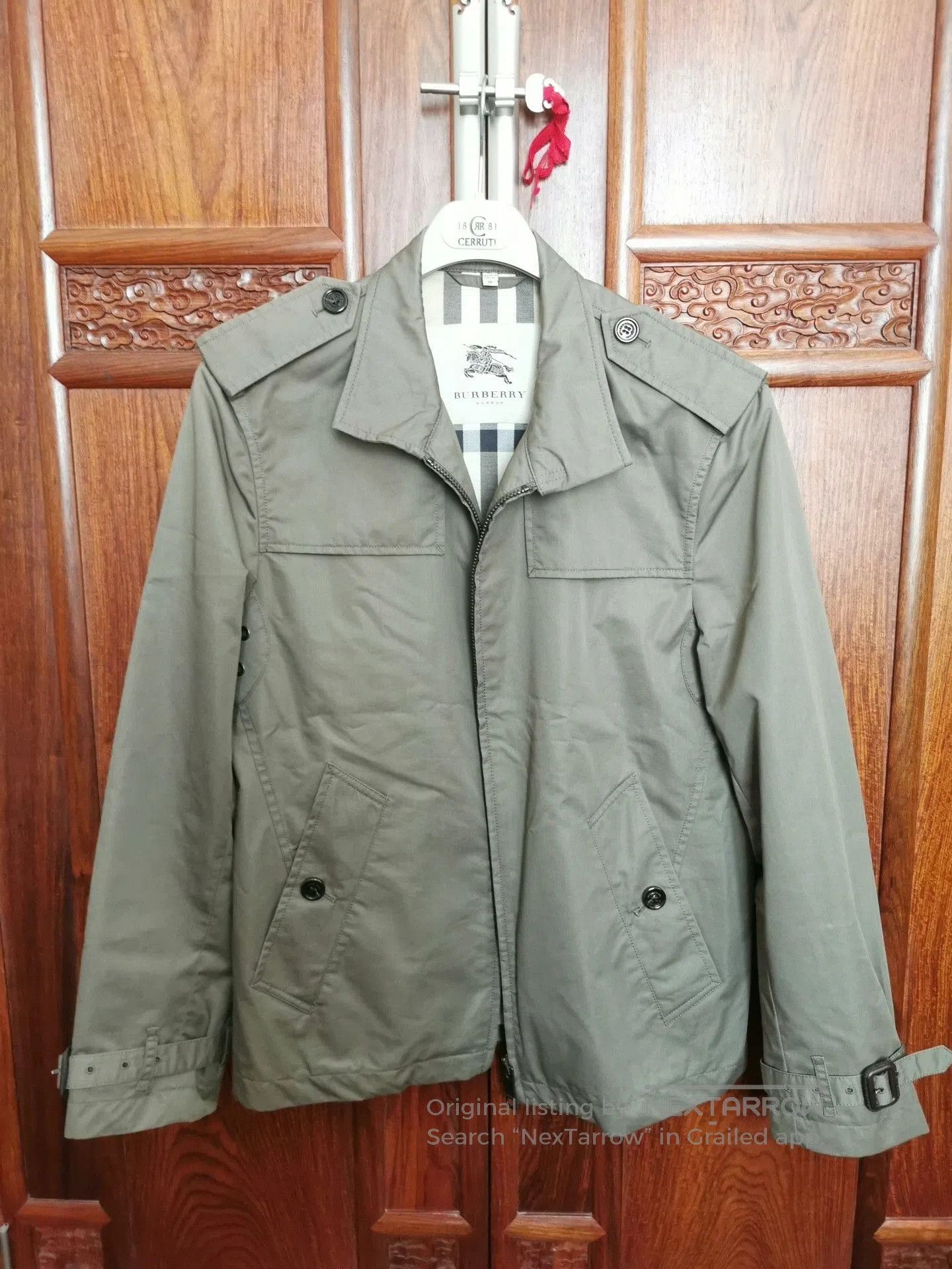 Burberry Burberry Men's Khaki Classic Jacket. Size US M / EU 48-50 / 2 - 1 Thumbnail