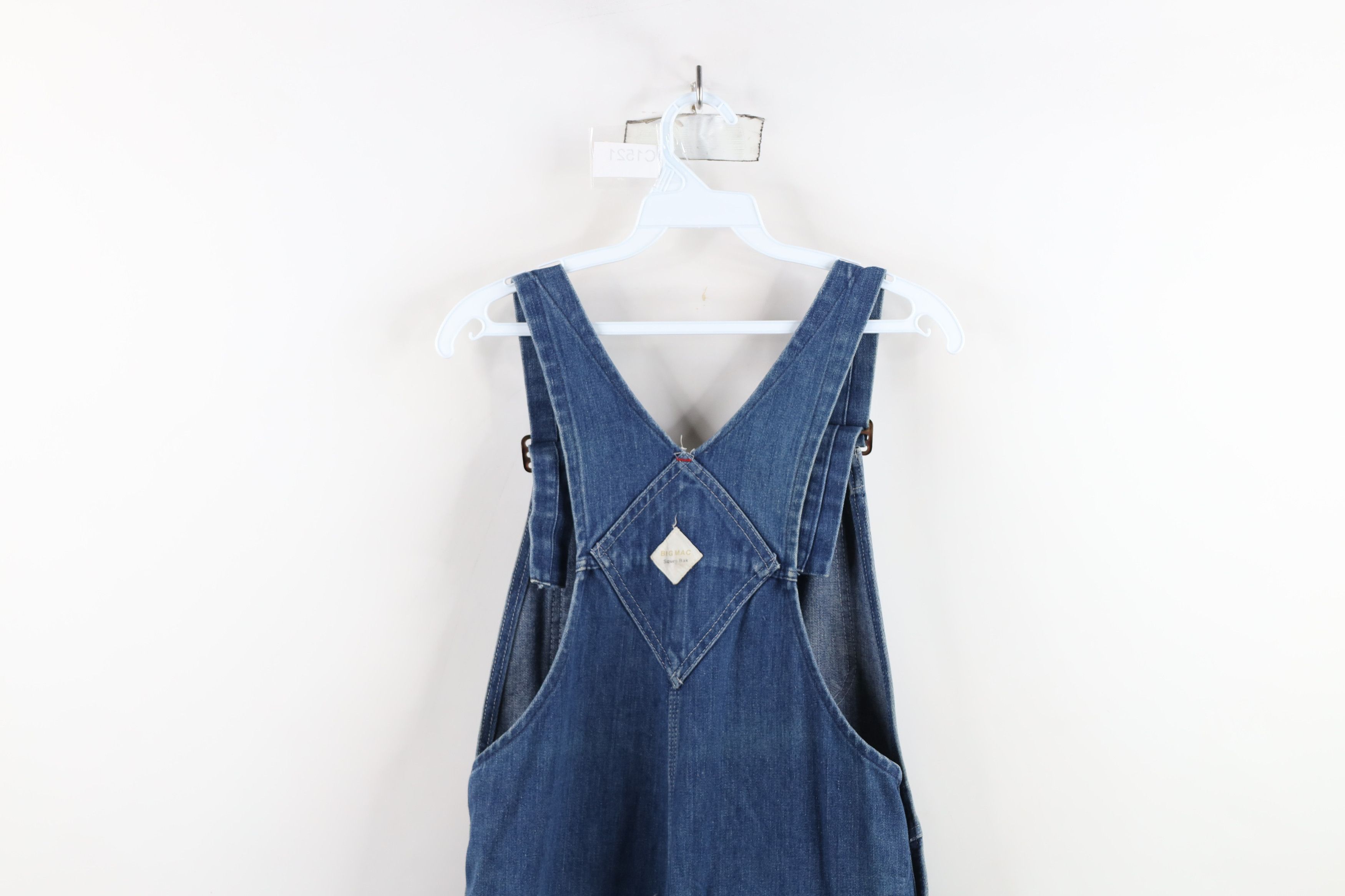 Big Mac × Vintage Vintage 60s Big Mac Distressed Square Bak Overalls Size US 30 / EU 46 - 24 Thumbnail