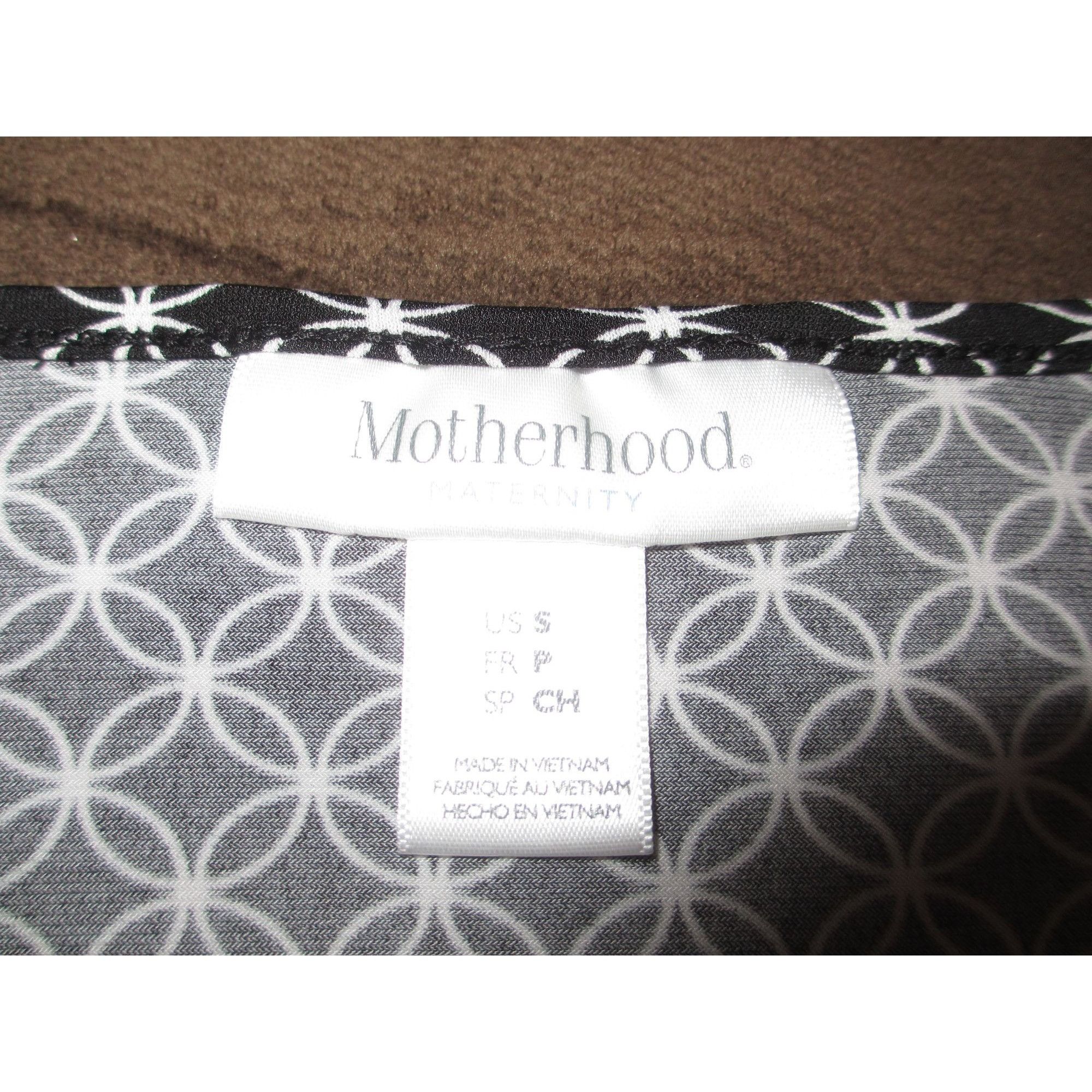 Other Motherhood Maternity Black & White Geometric Print Sleeveles Size S / US 4 / IT 40 - 6 Thumbnail