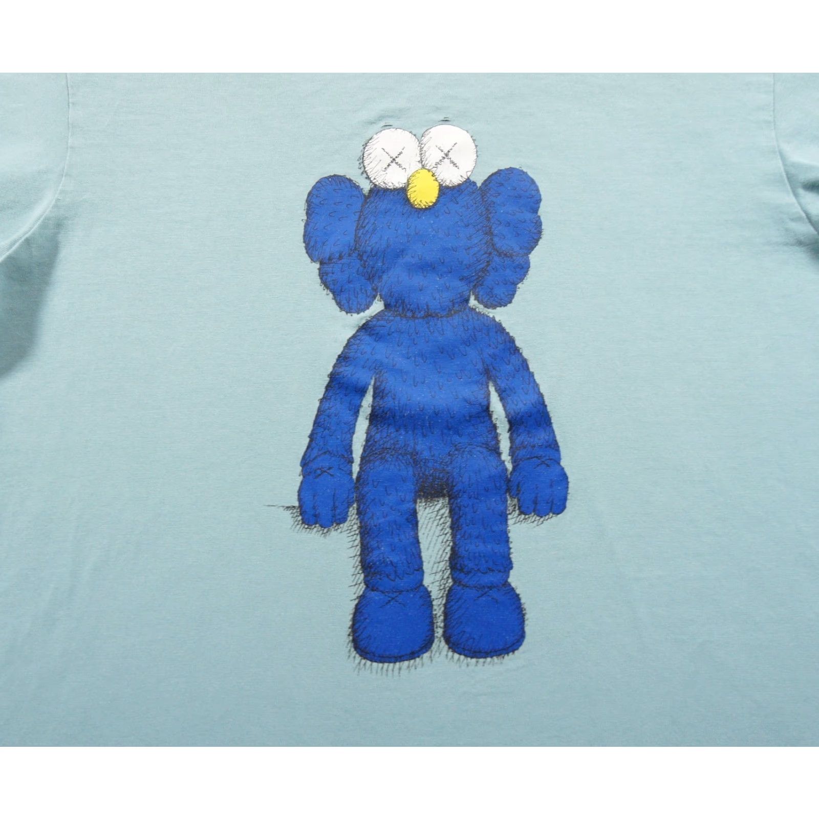 Uniqlo Uniqlo Shirt Mens Small Blue KAWS Streetwear Graphic Art Tee Short Sleeve Adult Size US S / EU 44-46 / 1 - 2 Thumbnail