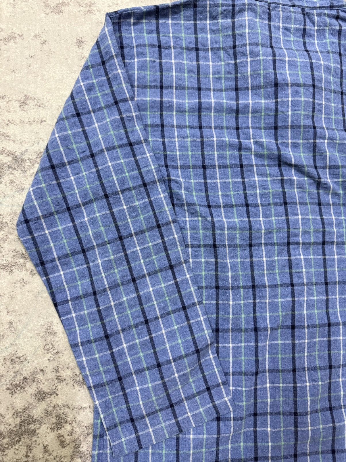Kansai Yamamoto Kansai Bule Plaid Cotton Flannel pyjama Button Up Size US L / EU 52-54 / 3 - 10 Thumbnail