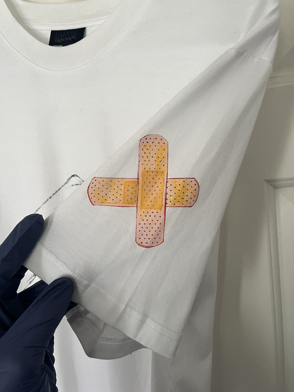 Lanvin Lanvin X Cedric Rivrain Eyes Glare Tee White Size Large Size US L / EU 52-54 / 3 - 2 Thumbnail