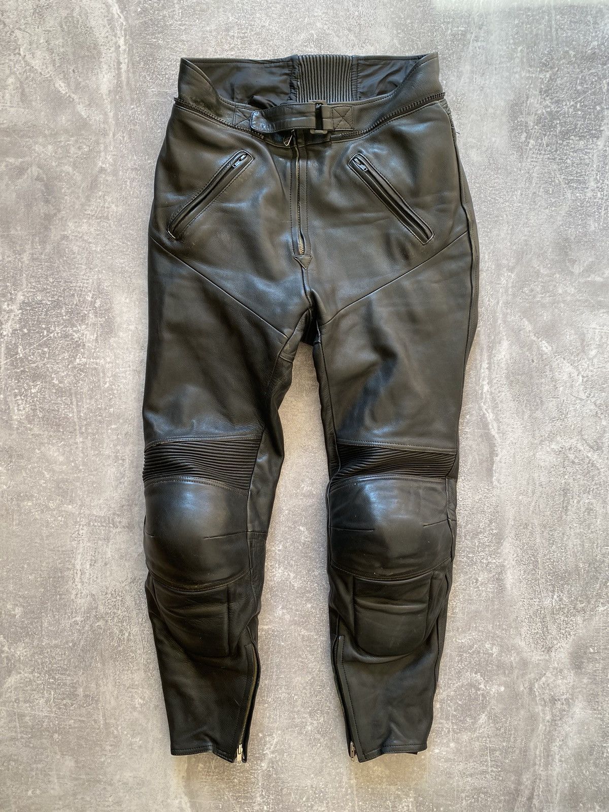 Vintage Vintage Leather Moto Pants Size US 31 - 1 Thumbnail