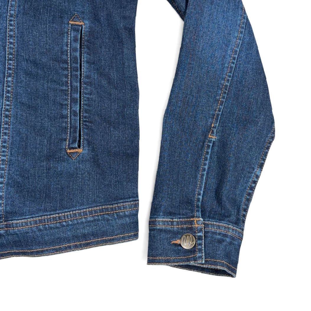 Wrangler VINTAGE Wrangler Jacket Womens 2XL Blue Denim Western Trucker Retro Casual Womens Wrangler Jacket 2XL Blue Denim Western Trucker Retro Size 40" / US 18 - 7 Thumbnail