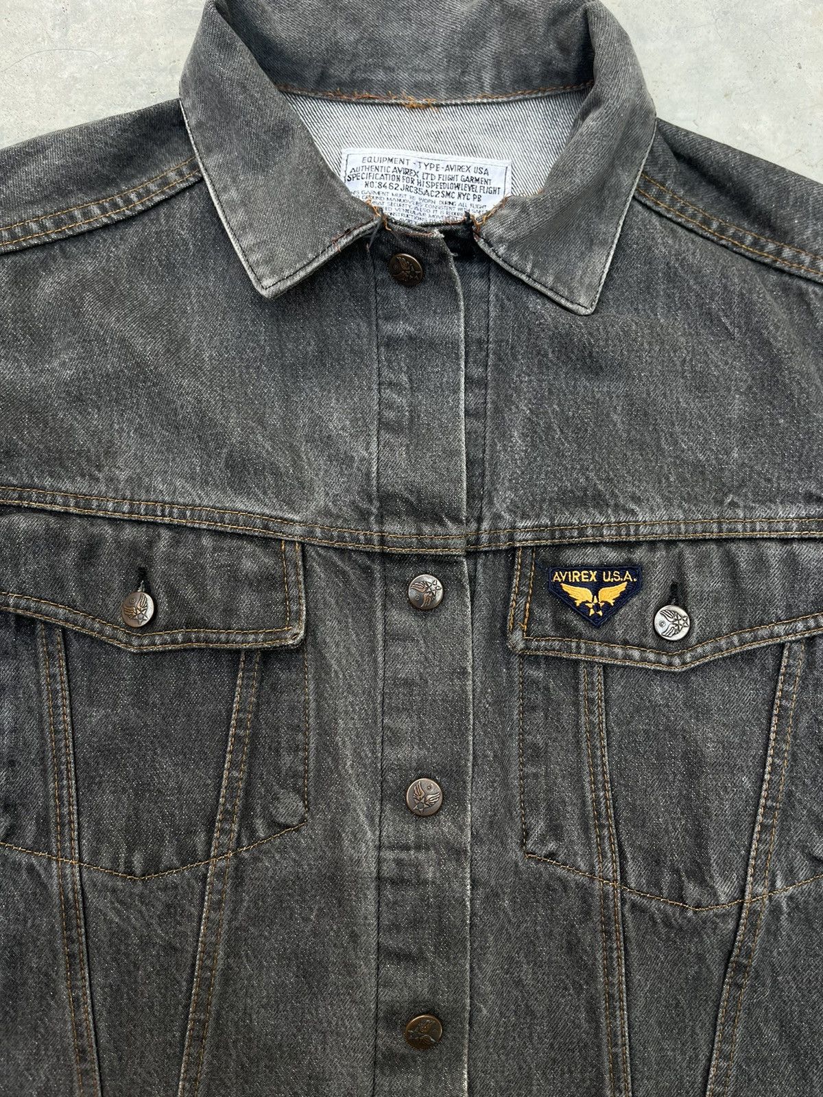 Avirex RARE VINTAGE AVIREX DENIM JACKET 🇺🇸 Size US S / EU 44-46 / 1 - 5 Thumbnail