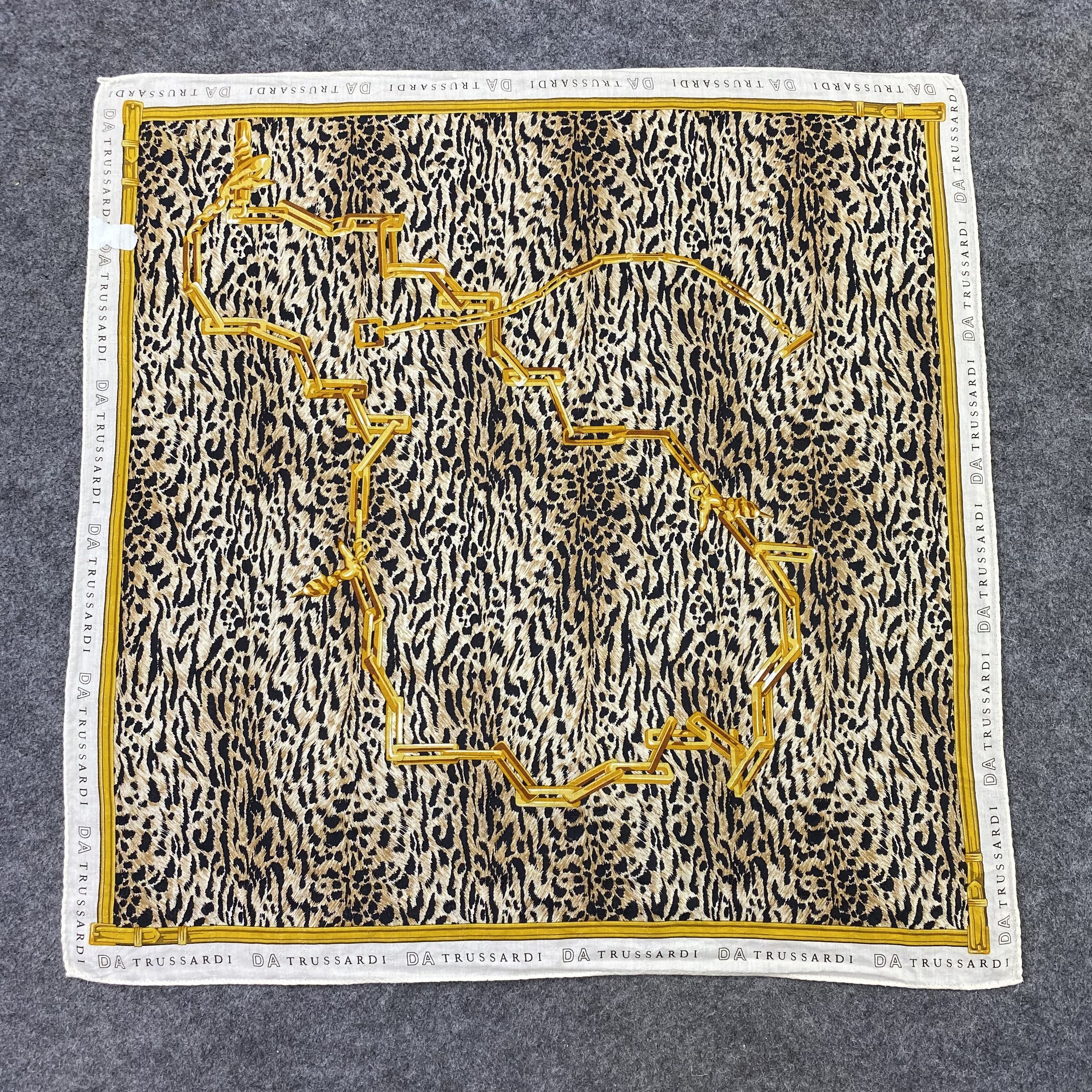 Trussardi Trussardi Handkerchief Neckerchief Bandana-B1680 Size ONE SIZE - 3 Thumbnail
