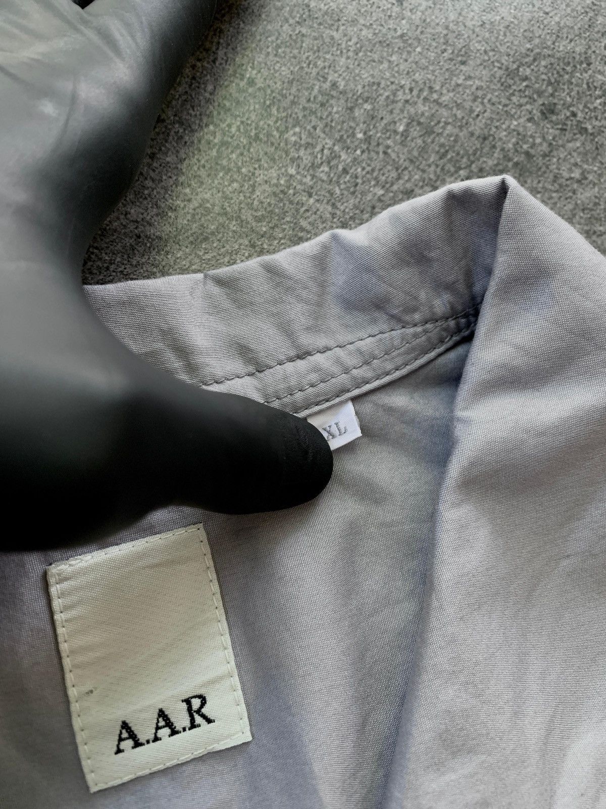 Yohji Yamamoto FREE TAX! AAR Ribbon Paneled Open Collar Shirt Size US M / EU 48-50 / 2 - 6 Thumbnail