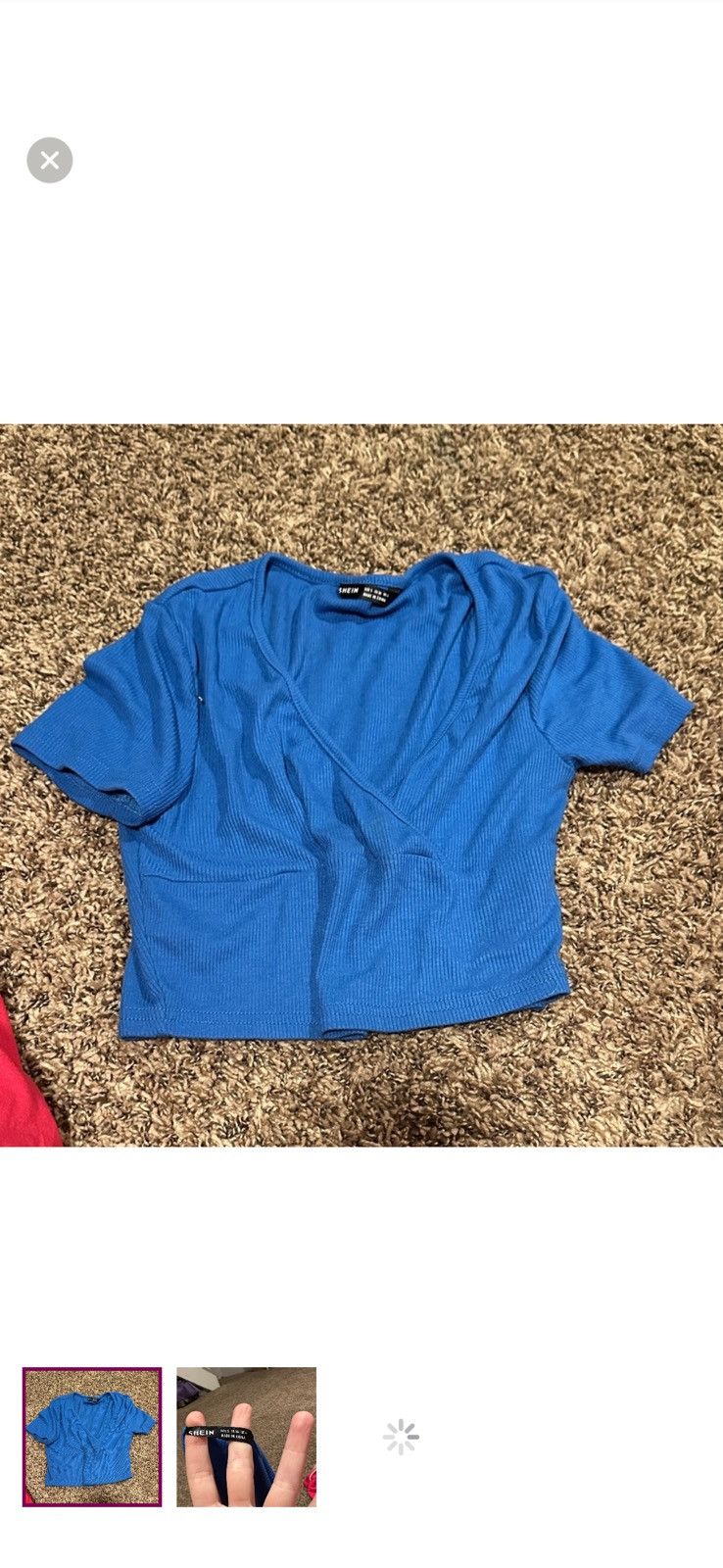 Other Blue crop Size S / US 4 / IT 40 - 1 Thumbnail