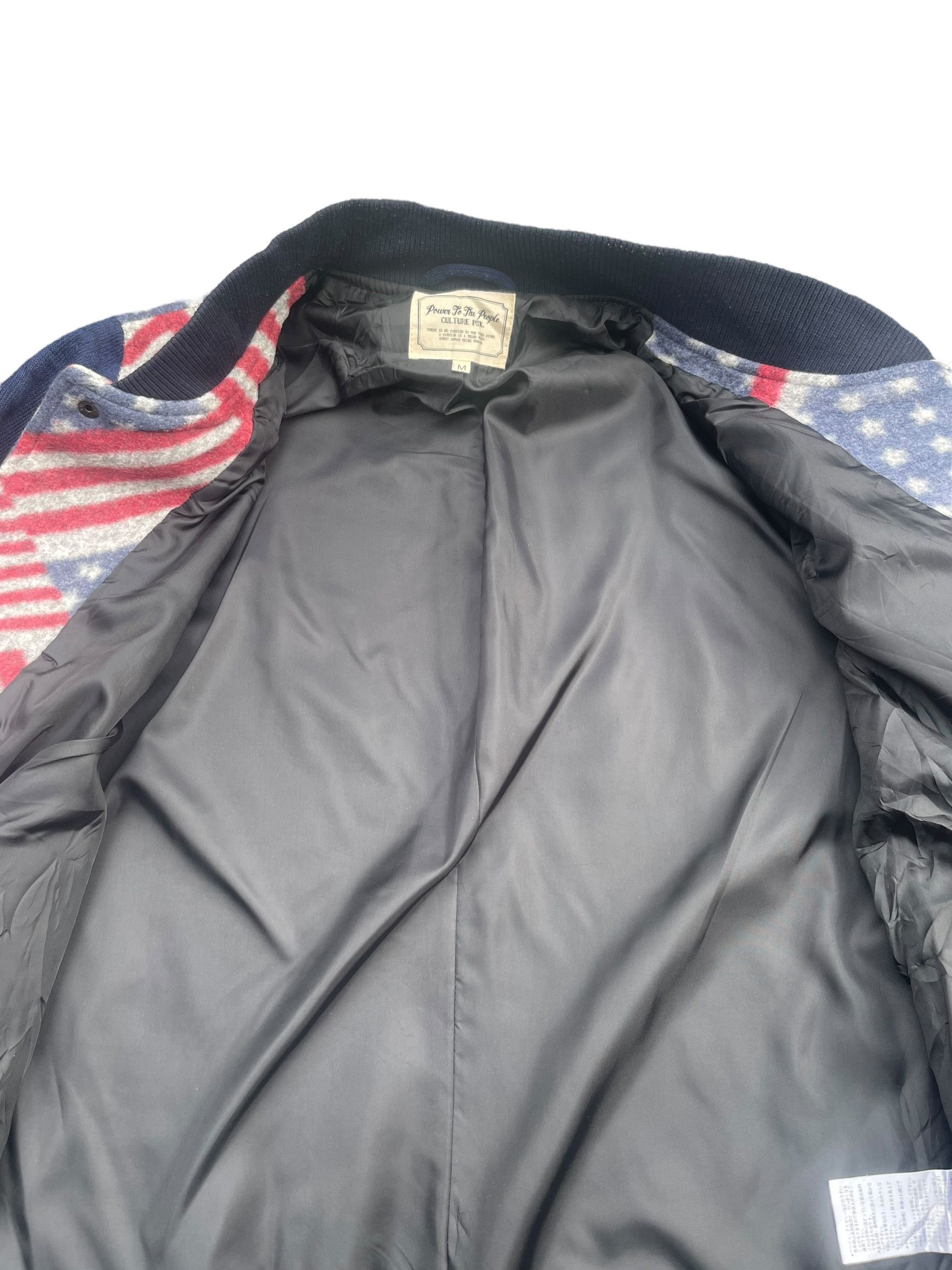 Japanese Brand Power to the People Varsity Jacket Size US M / EU 48-50 / 2 - 8 Thumbnail