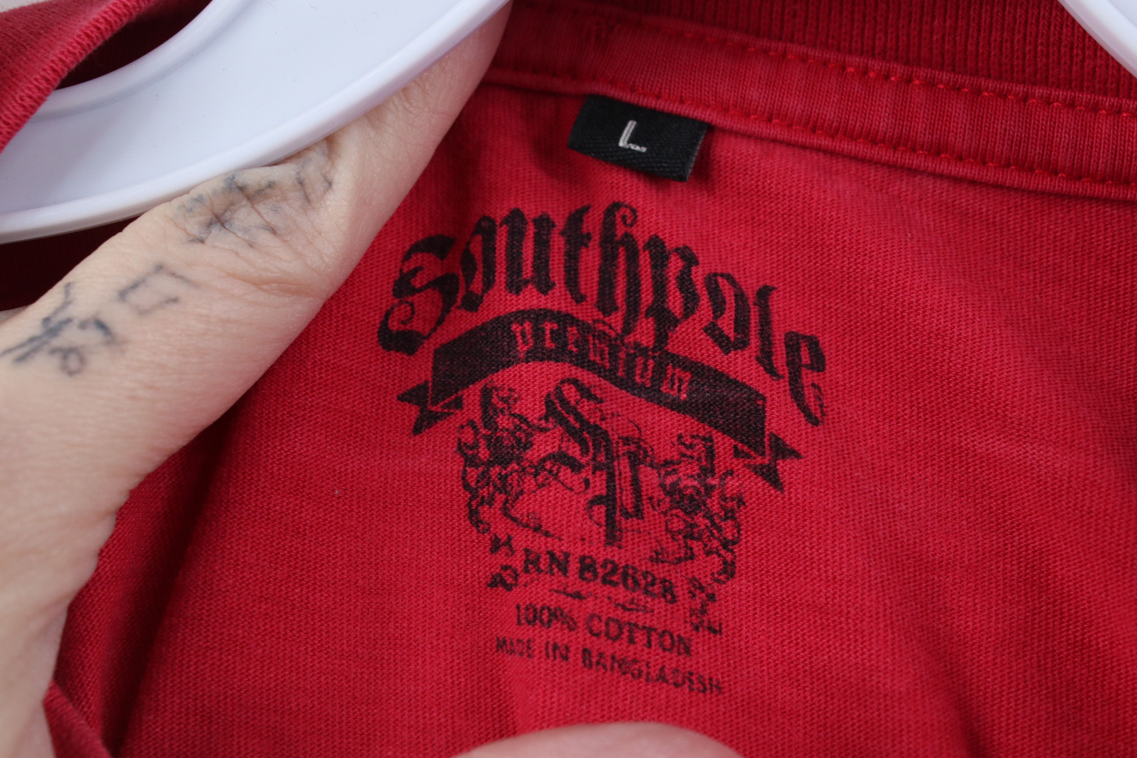 Southpole Vintage Y2K Southpole Crest UFC MMA Fighting T-Shirt Red Size US L / EU 52-54 / 3 - 11 Thumbnail