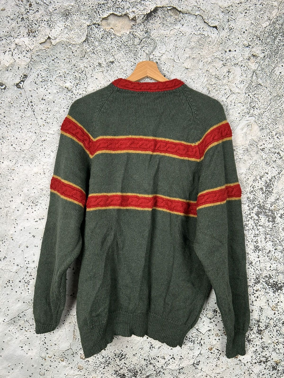 Vintage Vintage 100% Shetlandwool Sweater 90s Rare Avantgarde Size US L / EU 52-54 / 3 - 4 Thumbnail