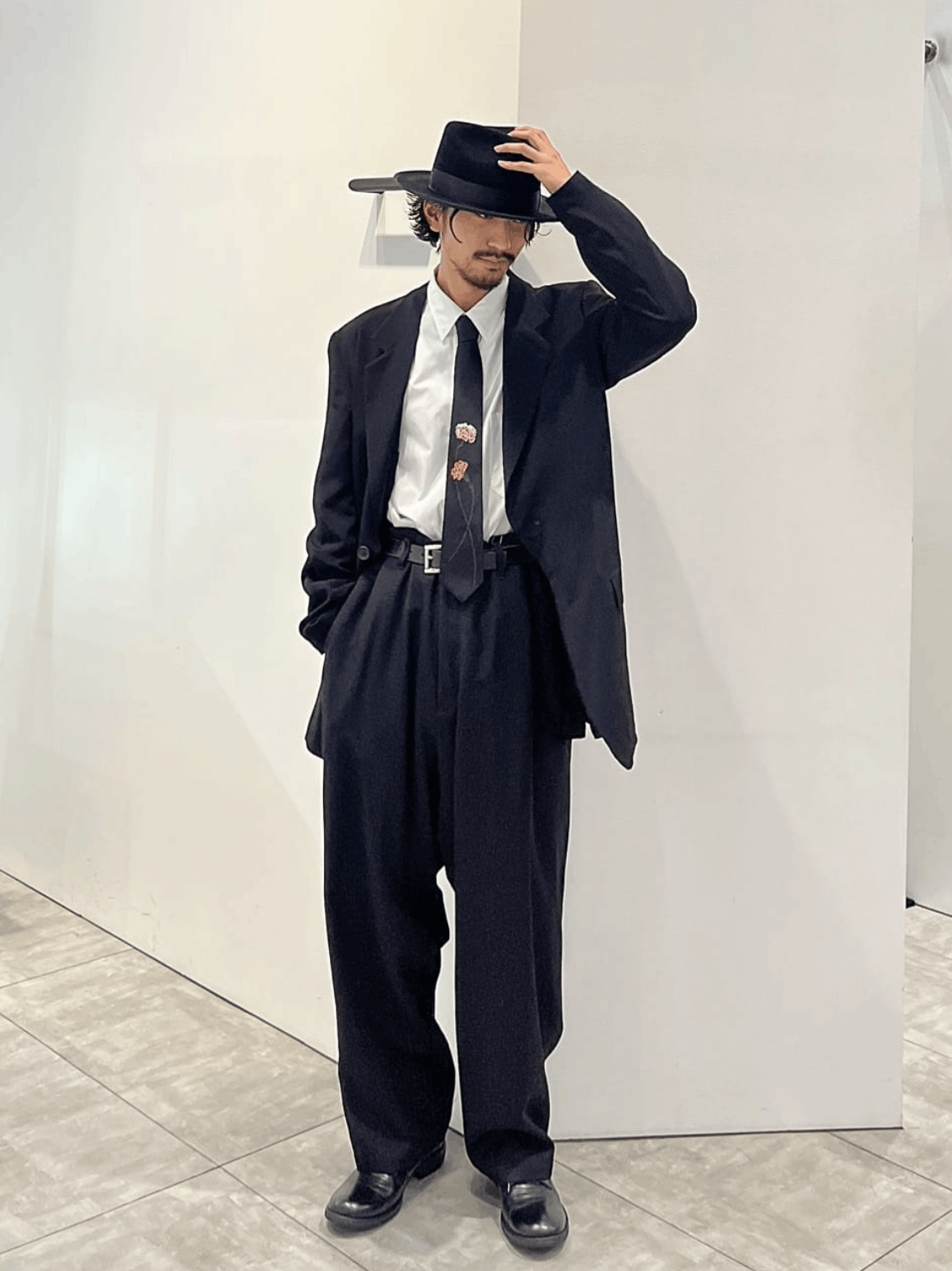 Yohji Yamamoto Yohji Yamamoto Pour Homme - WOOL GABARDINE SIDE TUCK PANTS Size US 32 / EU 48 - 14 Thumbnail