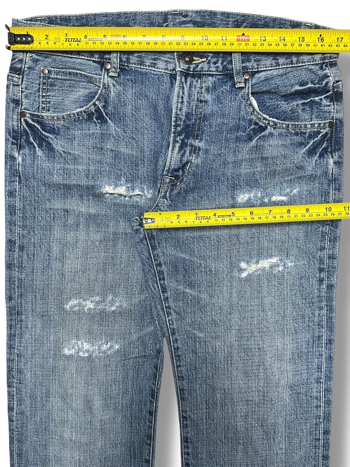 Japanese Brand Vintage K-Collection Japanese Selvedge Jeans With Bluewash Size US 34 / EU 50 - 20 Thumbnail