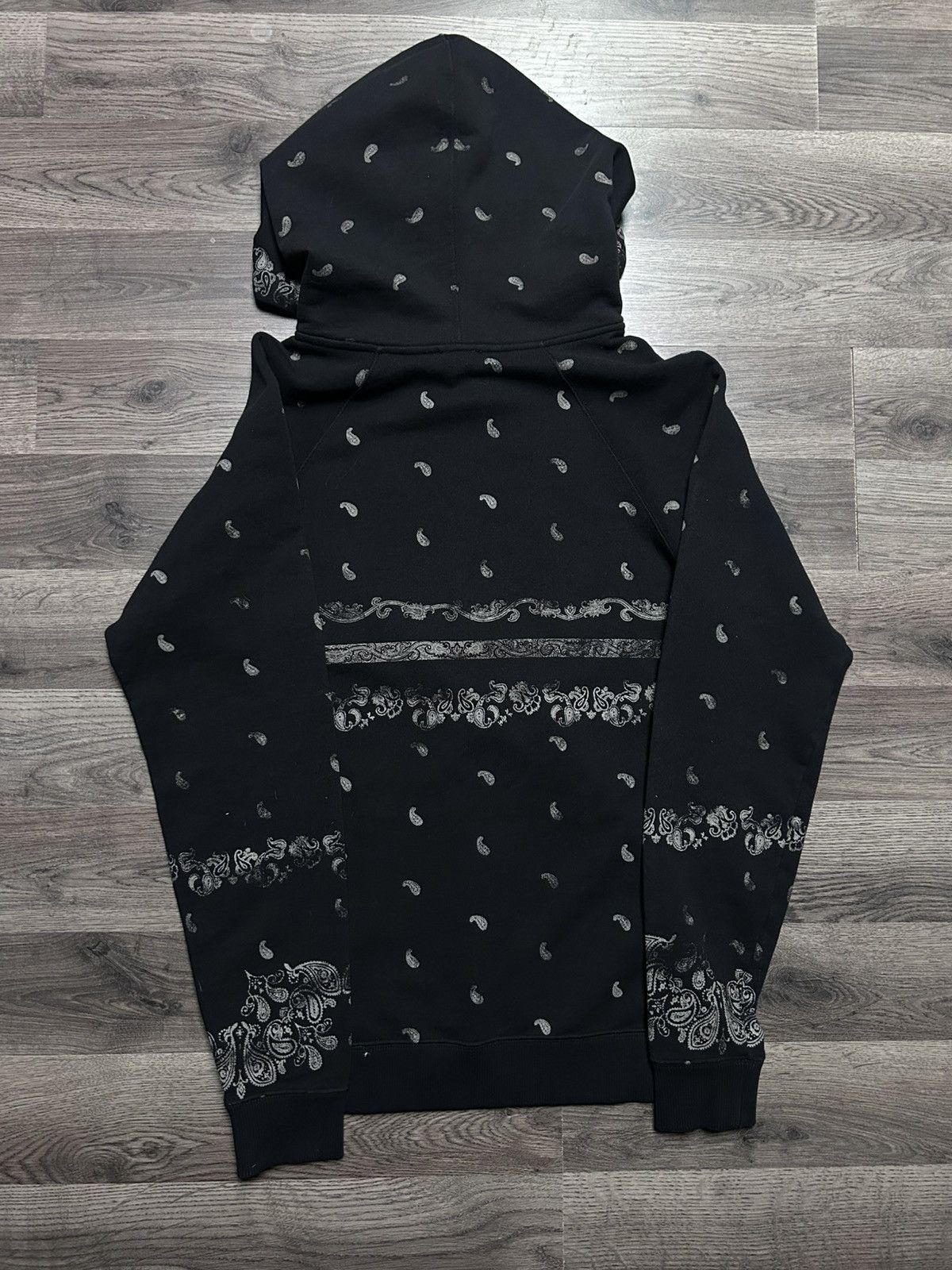 Saint Laurent Paris Saint Laurent Paisley Hoodie Size US S / EU 44-46 / 1 - 2 Thumbnail