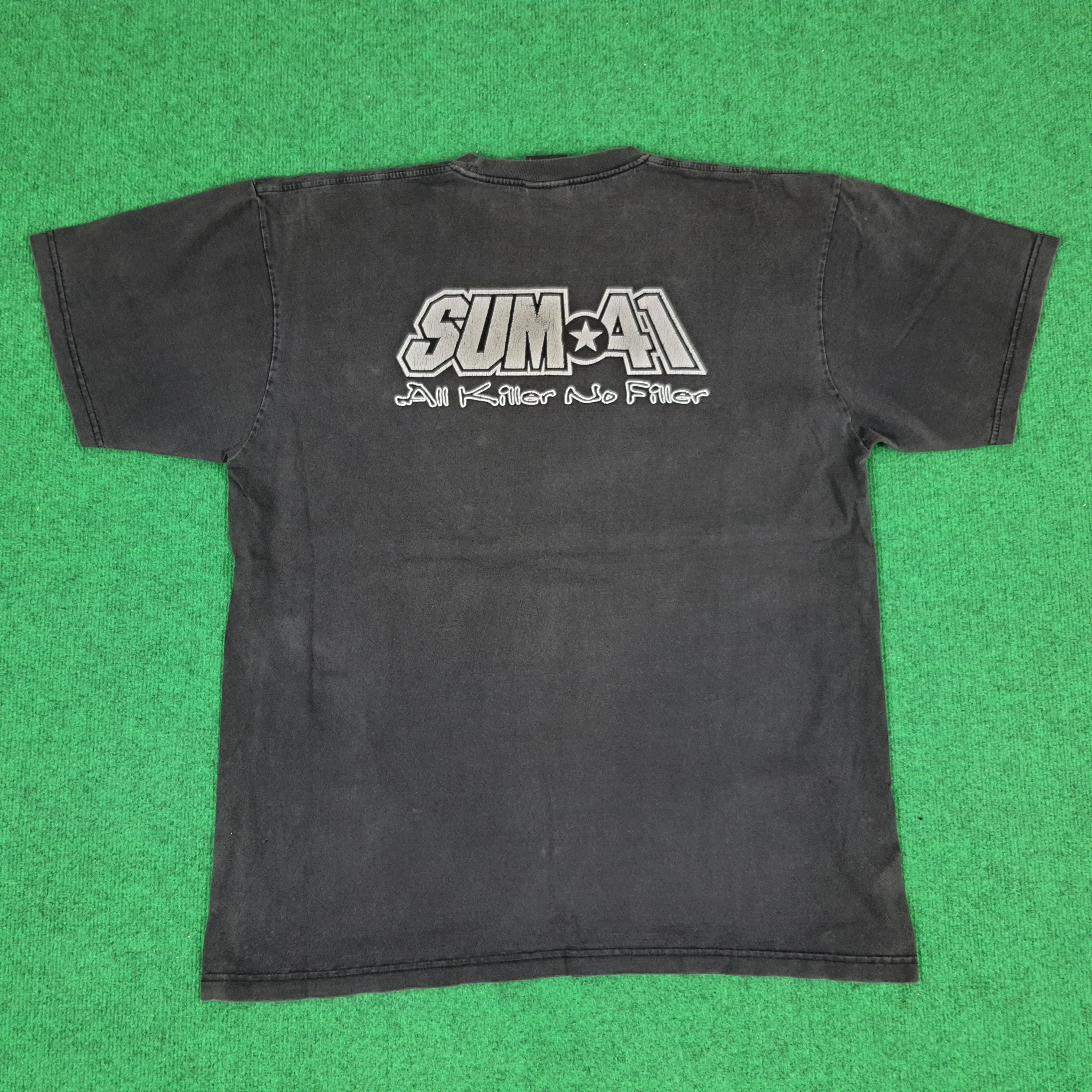 Band Tees Vintage Sum41 All Killer No filler Rock Band T-shirt Size US XL / EU 56 / 4 - 3 Thumbnail