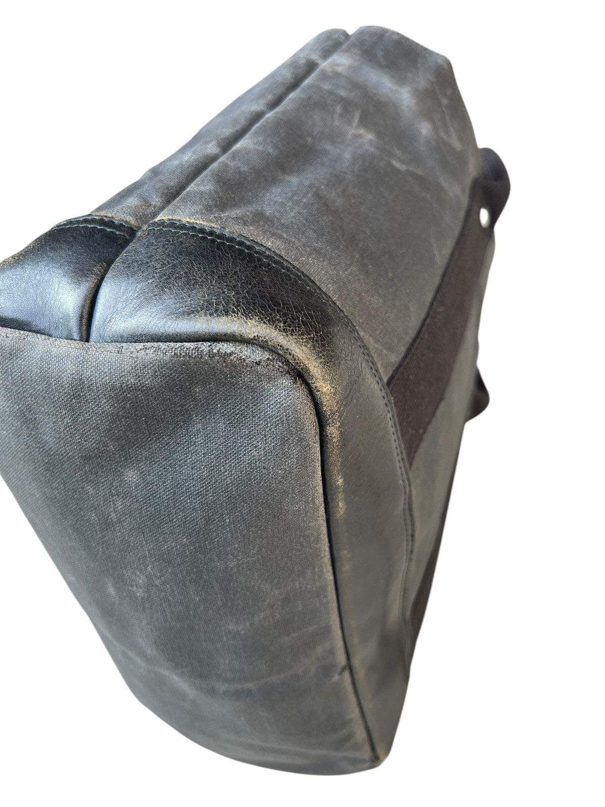 Porter Porter Yoshida Distress Faded Waxed Canvas Leather Tote Bag Size ONE SIZE - 14 Thumbnail