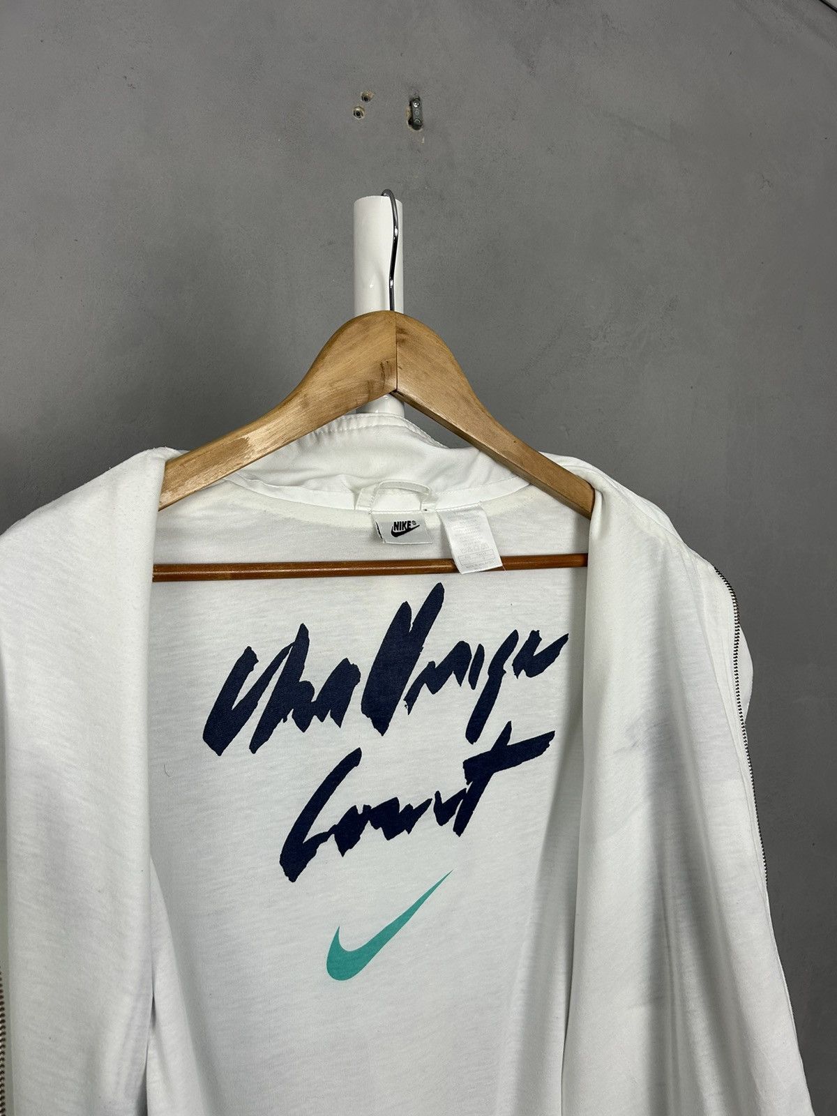 Vintage Vintage Nike 90s Challenge Court White Jacket Size US L / EU 52-54 / 3 - 10 Thumbnail