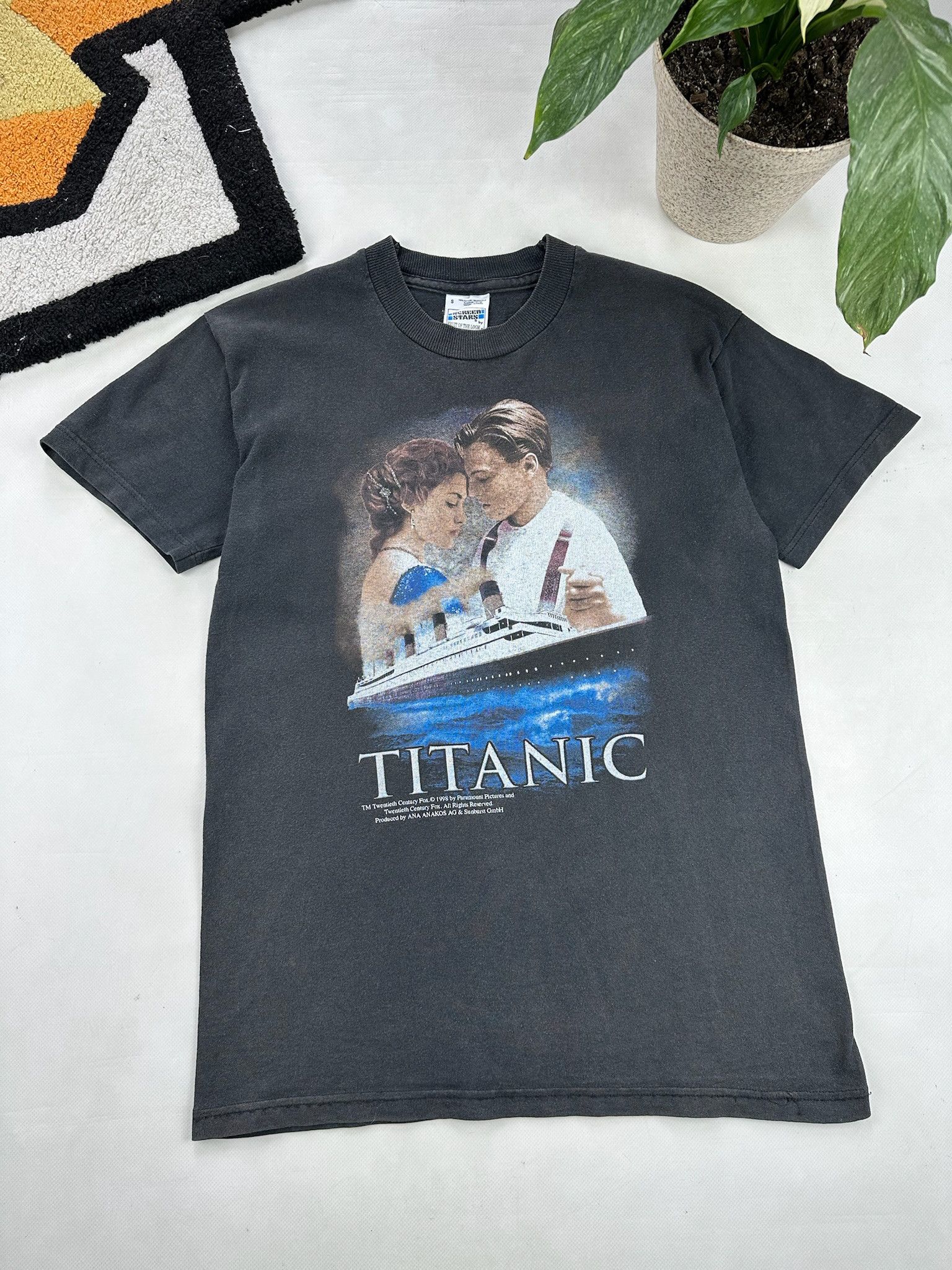 VINTAGE 1998 TITANIC MOVIE PROMO TEE SINGLE STITCH