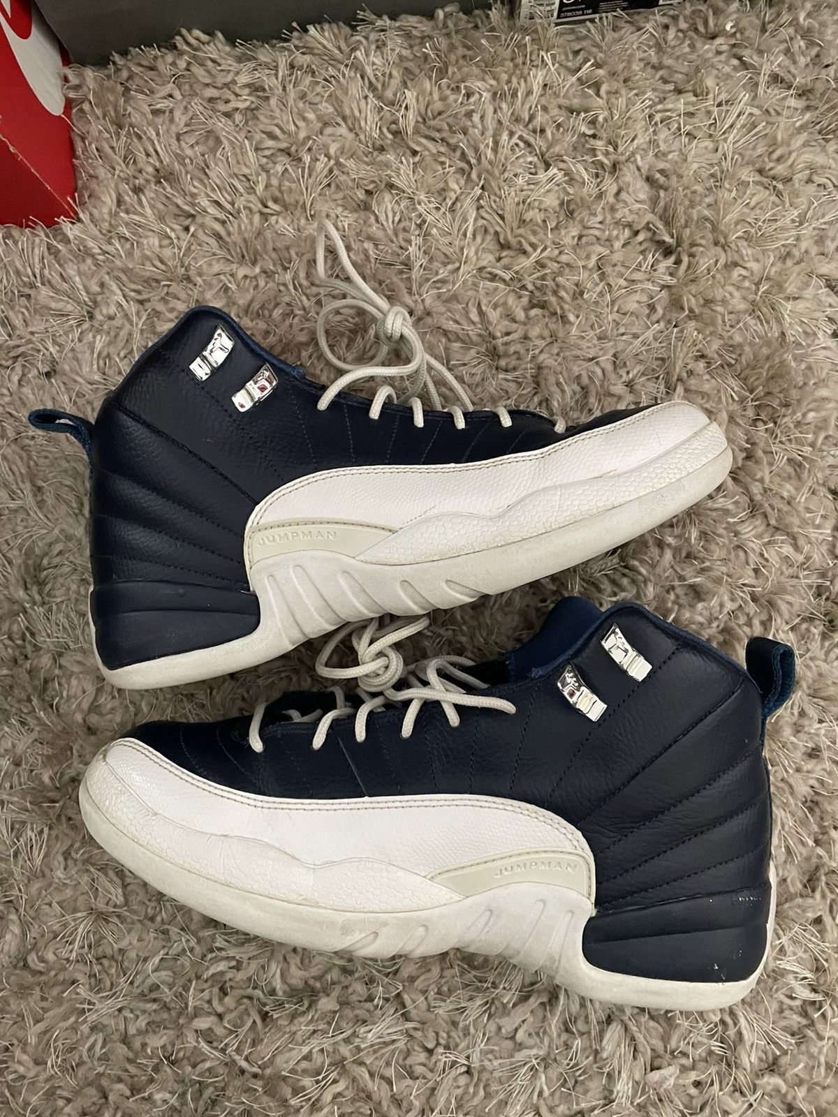Jordan Brand Jordan 12 Obsidian Size US 6.5 / EU 39-40 - 2 Thumbnail