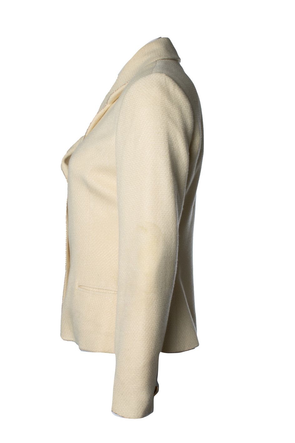 Celine Celine, yellow tweed blazer Size XS / US 0-2 / IT 36-38 - 4 Thumbnail