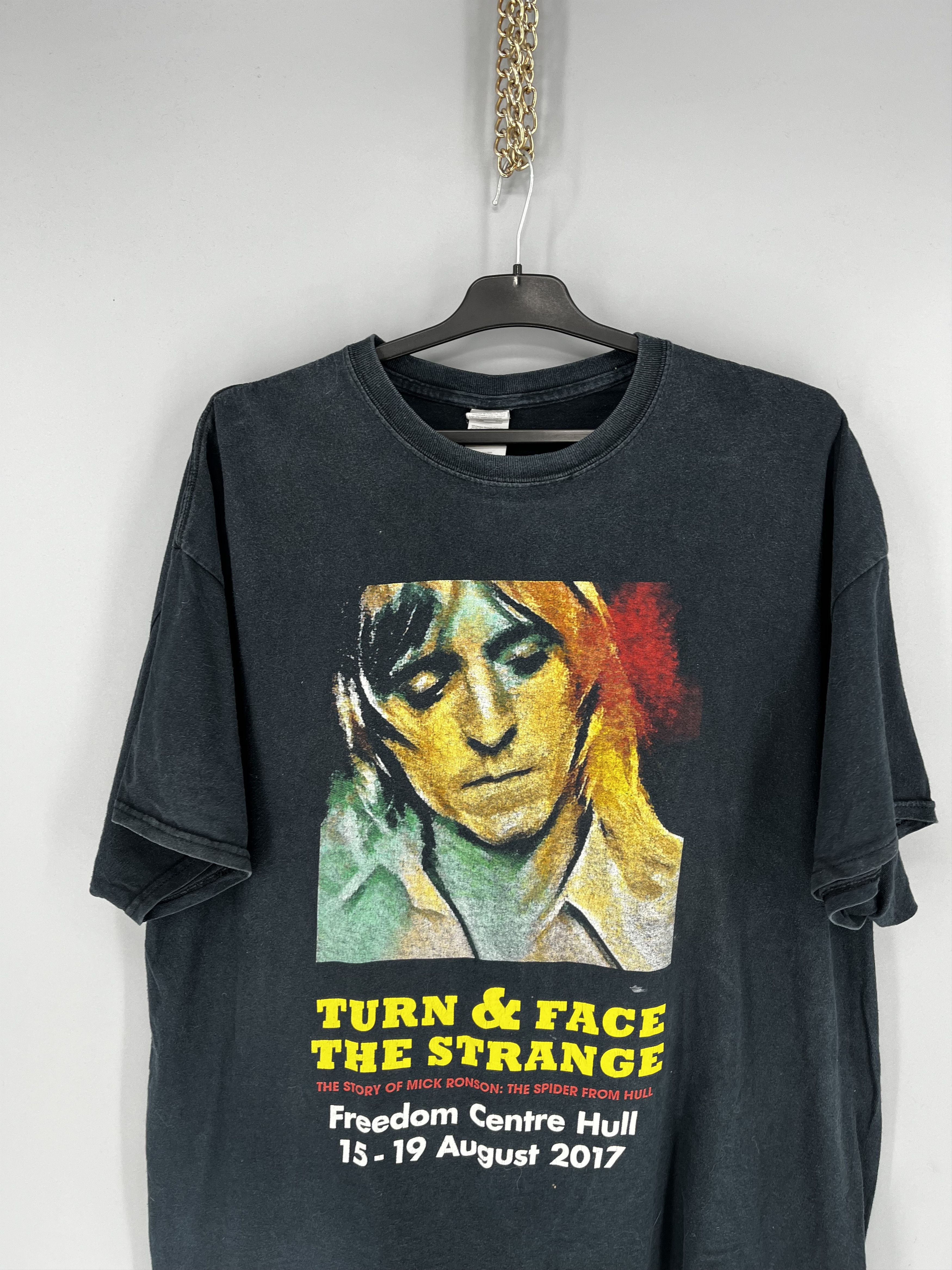 Band Tees Mick Ronson Turn & Face The Strange Tshirt Hull Truck Size US XXL / EU 58 / 5 - 6 Thumbnail