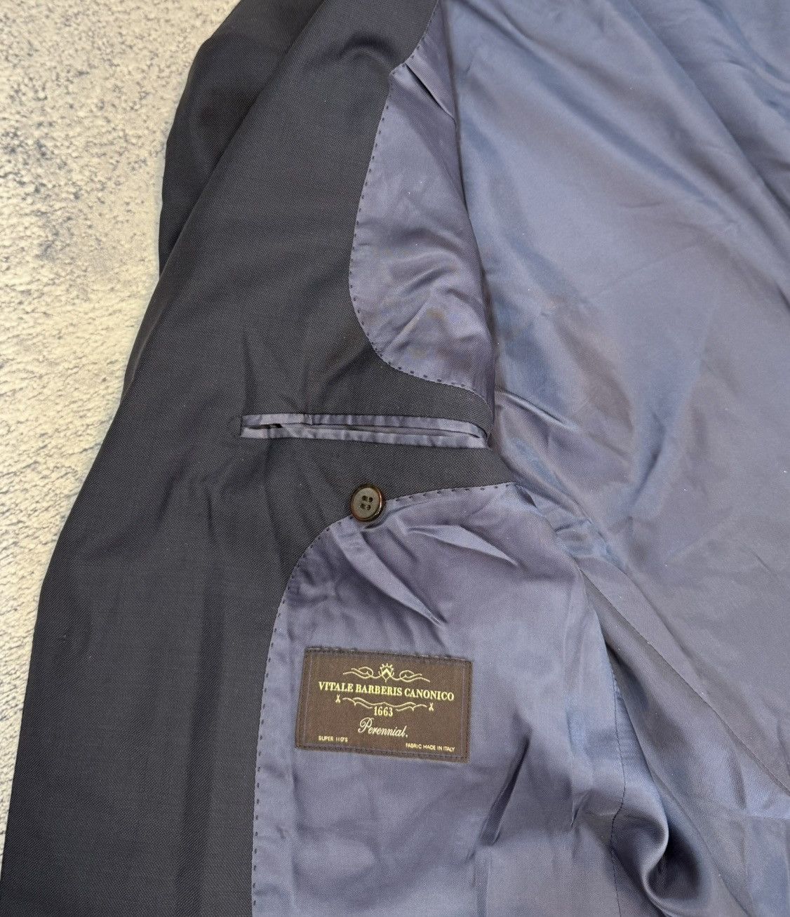 Suitsupply Suitsupply Lazio Blazer Jacket Mens EU52 US UK -42 Navy Wool Size 42R - 6 Thumbnail
