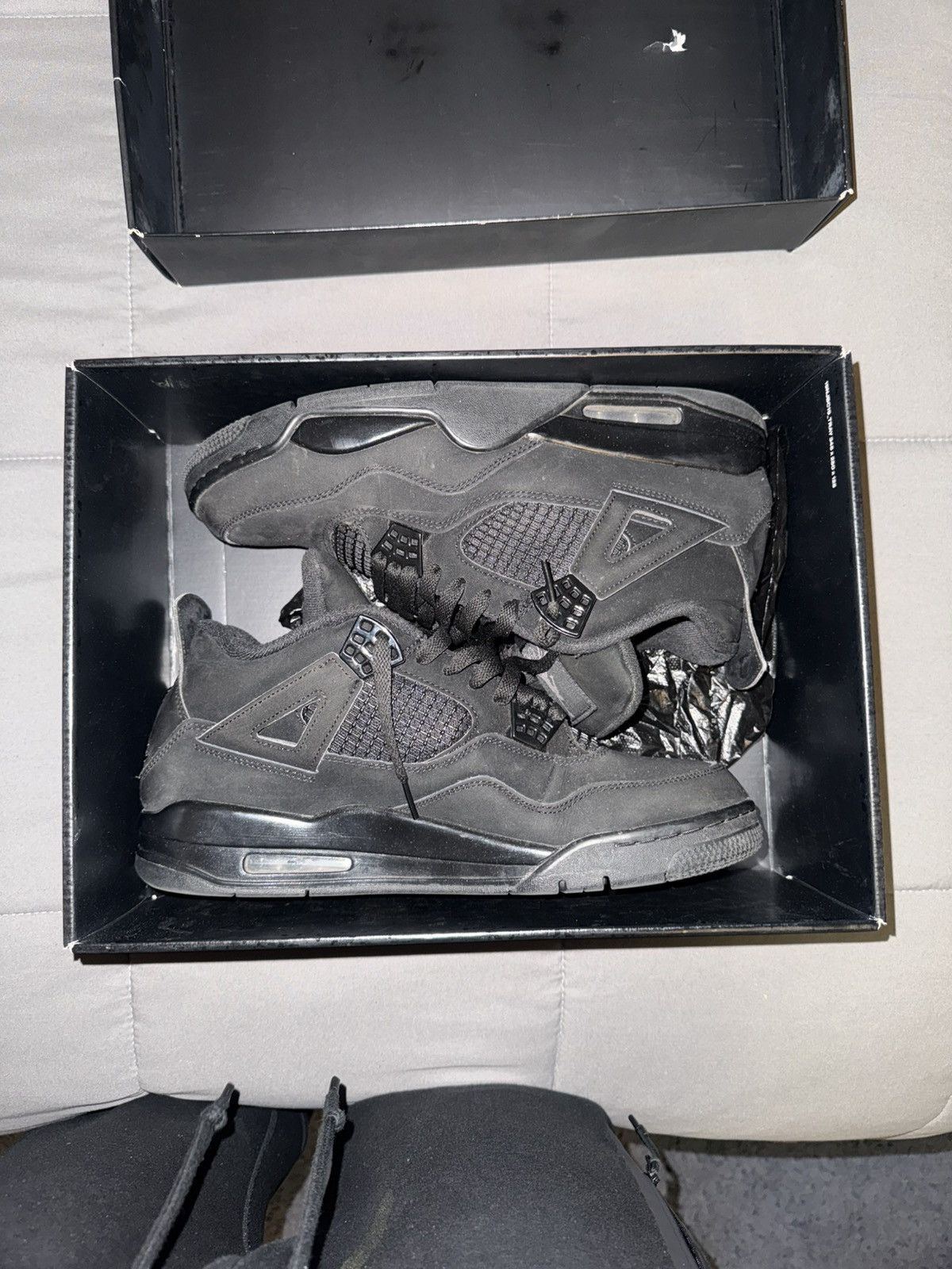 Jordan Brand OG Black Cat 4s (2020) Size US 11 / EU 44 - 4 Thumbnail