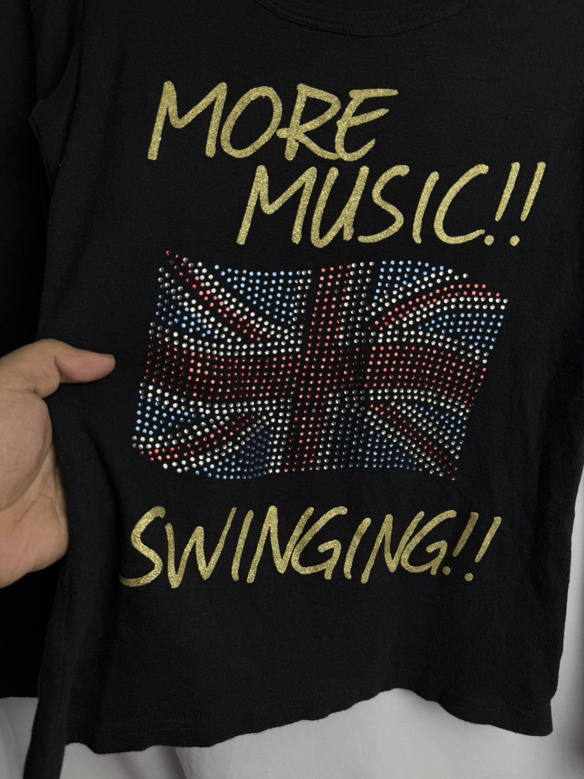 If Six Was Nine × Japanese Brand × Le Grande Bleu (L.G.B.) Gothic Swinging England Flag Long Sleeve Size US S / EU 44-46 / 1 - 2 Thumbnail