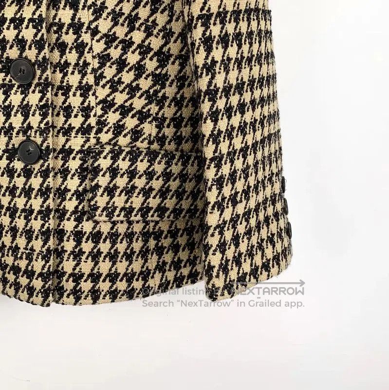 Dior Dior Brown Houndstooth Women's Jacket . Size S / US 4 / IT 40 - 4 Thumbnail