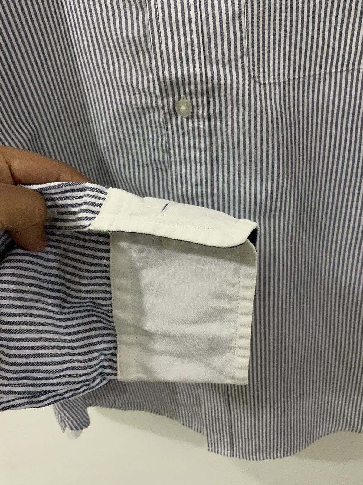 Japanese Brand Tommy Striped Long Sleeve Button Ups Size US L / EU 52-54 / 3 - 6 Thumbnail