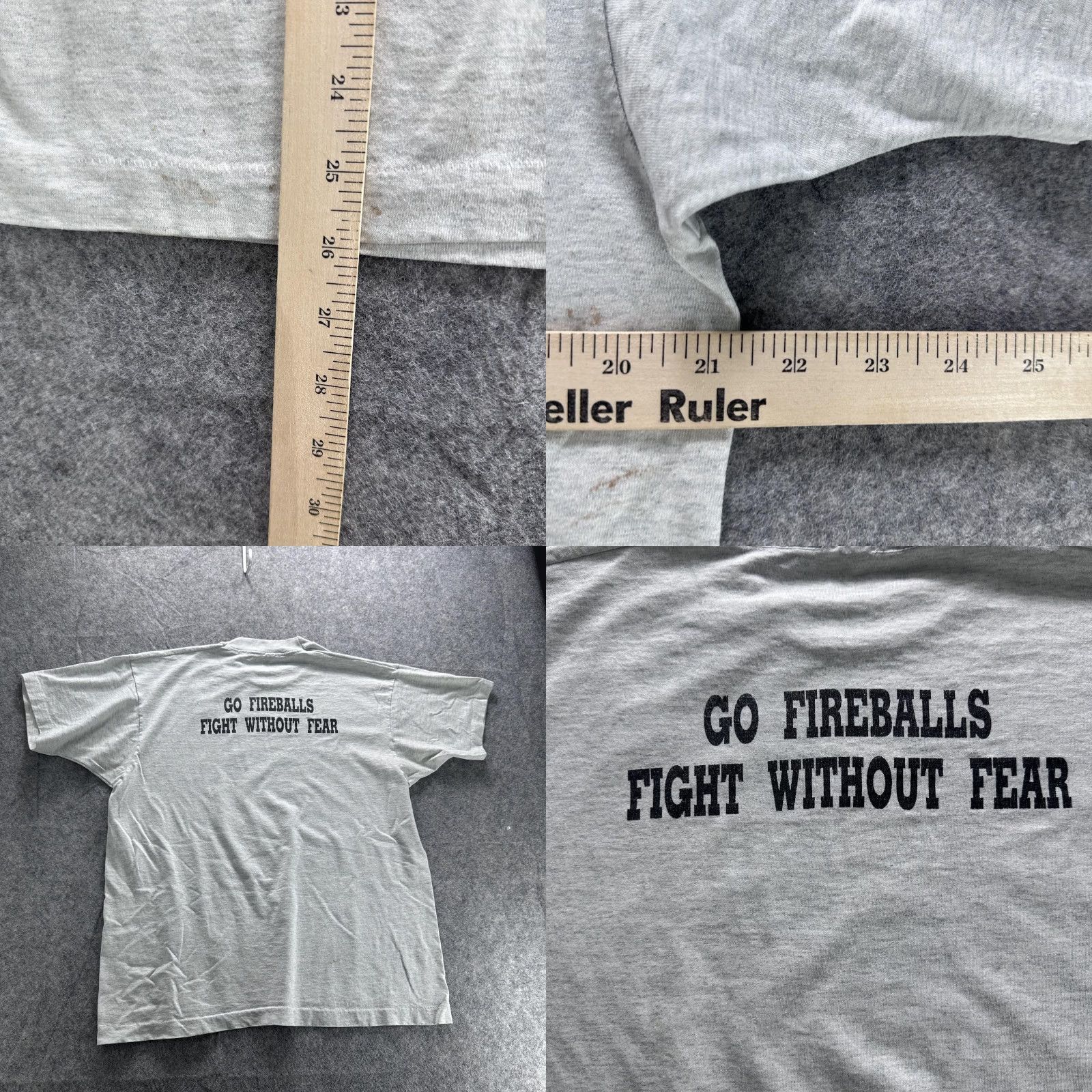 Vintage VINTAGE West Point CBT 92 Fireballs Shirt Mens XL Gray Military Graphic 90s Size US XL / EU 56 / 4 - 8 Thumbnail