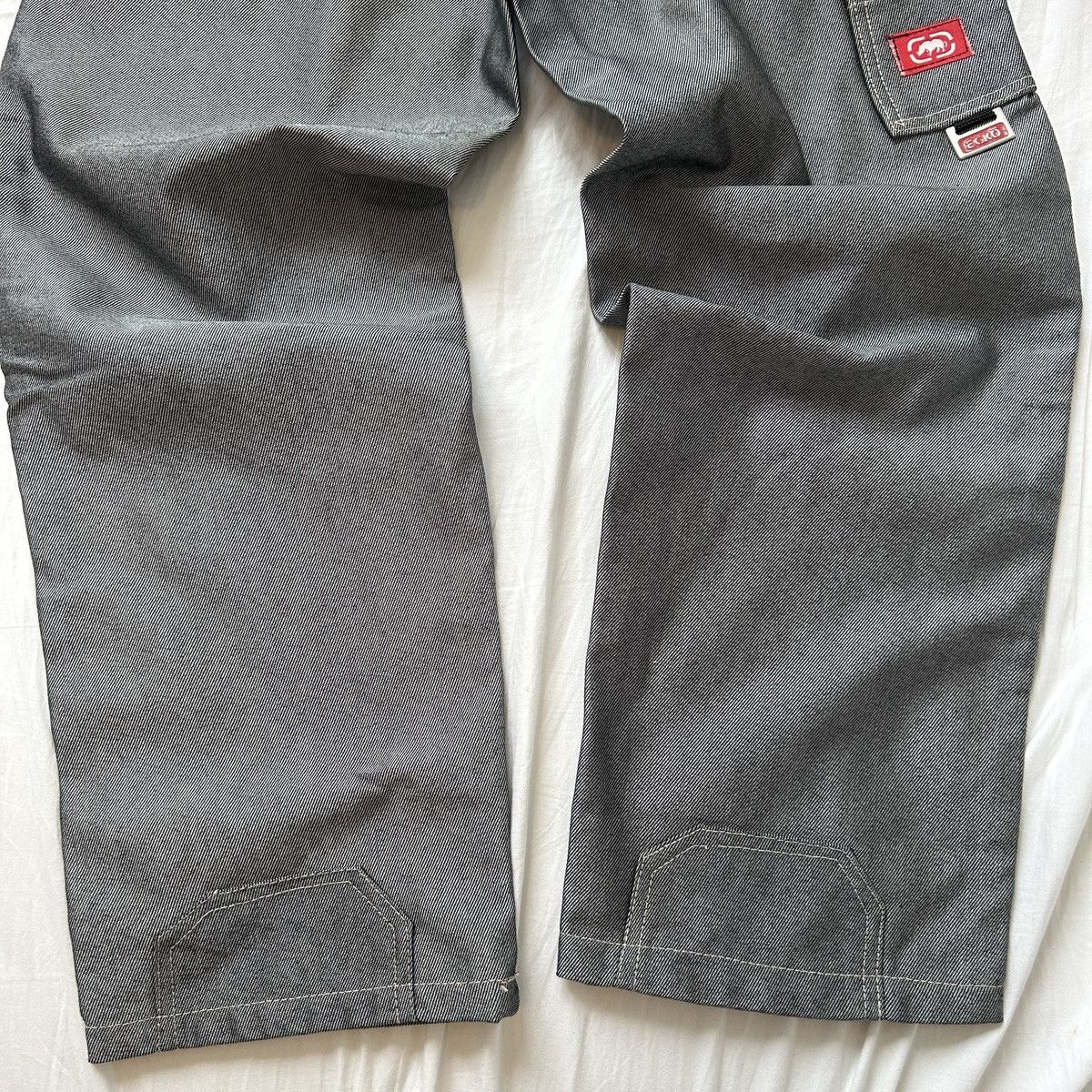 Ecko Unltd. Y2K ECKO untld. Baggy jeans skate silver Size US 30 / EU 46 - 5 Thumbnail