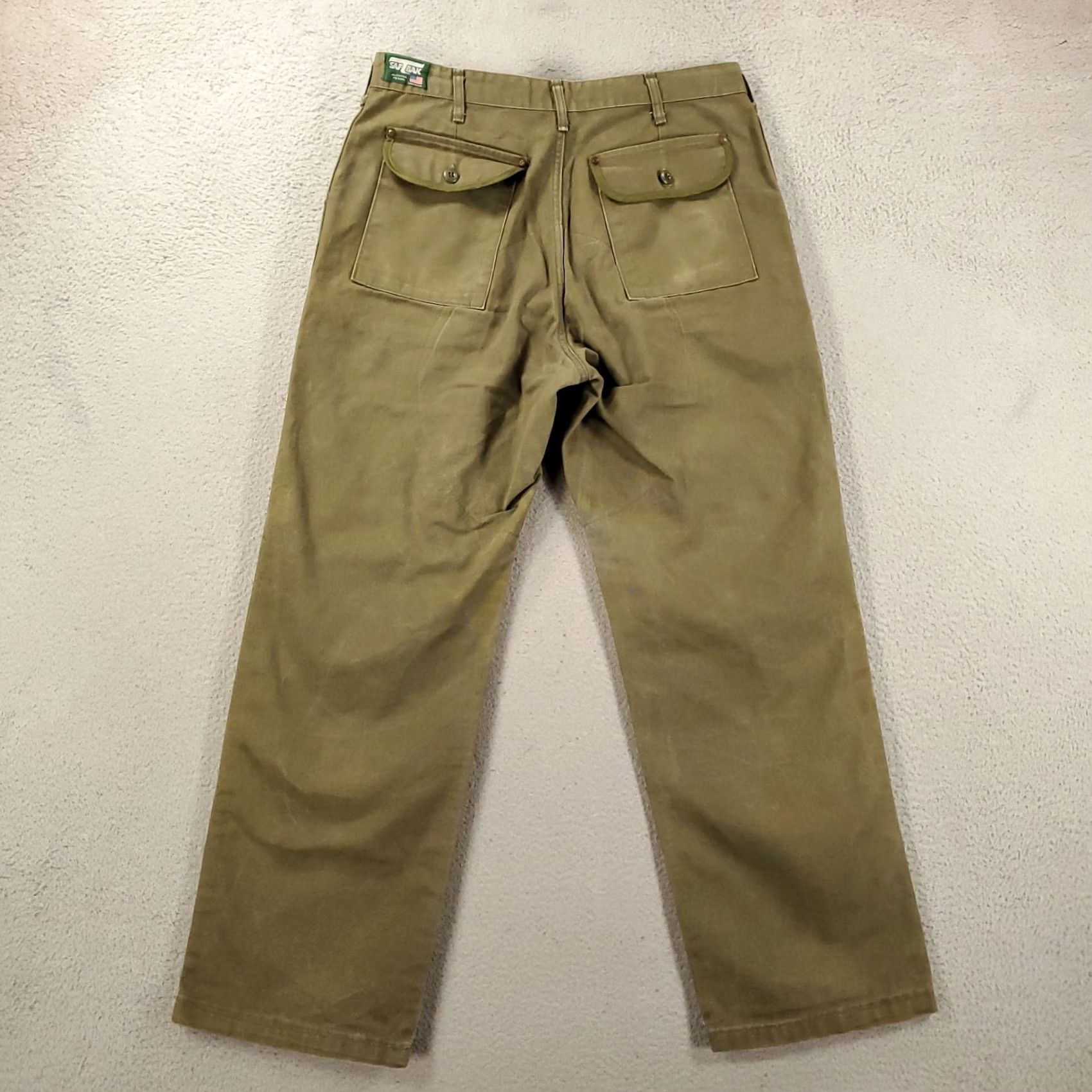 SafTbak VINTAGE Saftbak Pants Mens 36x32 Carpenter Canvas Workwear" Size US 36 / EU 52 - 7 Thumbnail