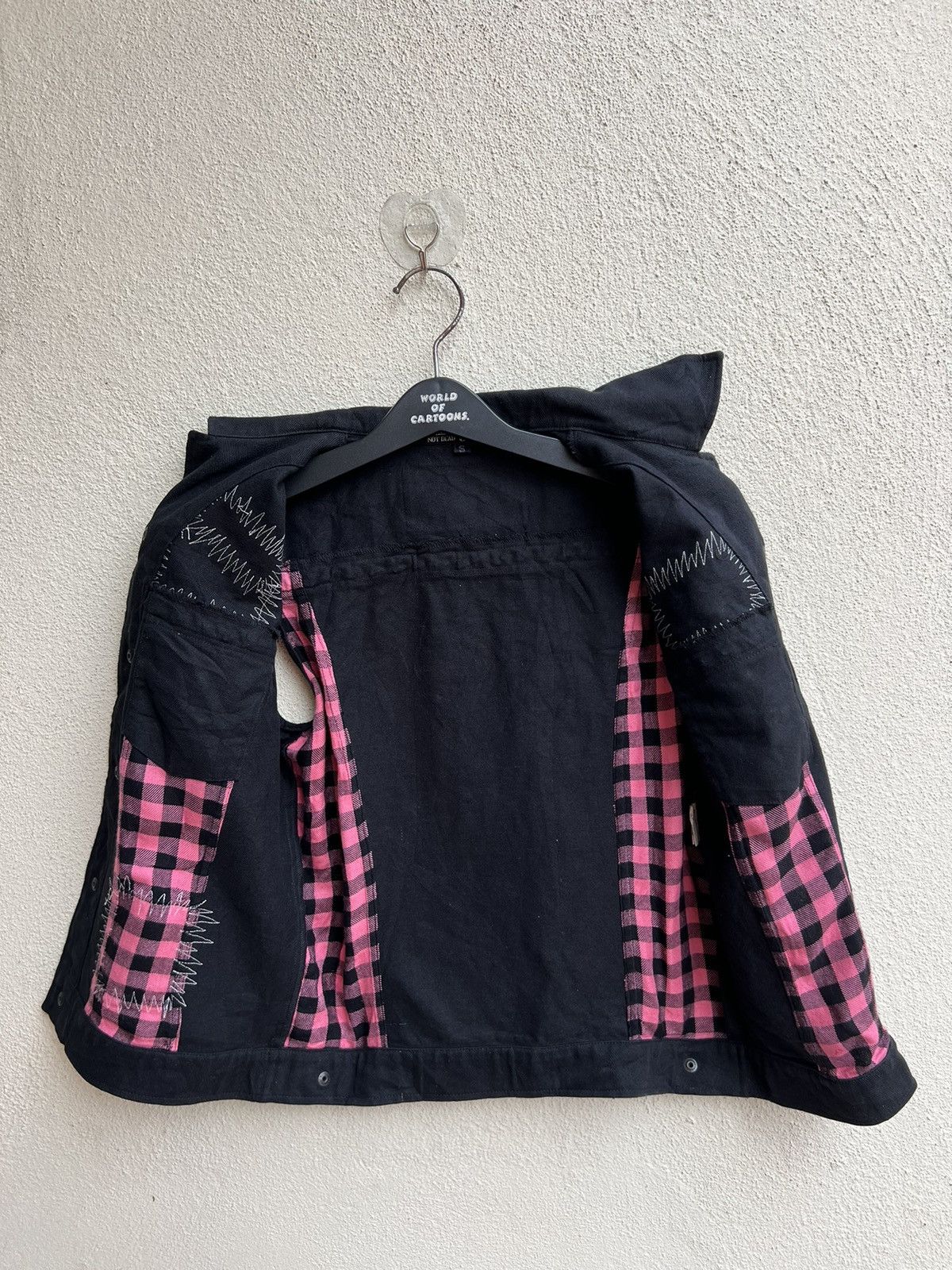 Vintage Vintage Japan Hell Cat Punks Not Dead Spike Vest Denim Size US XS / EU 42 / 0 - 16 Thumbnail