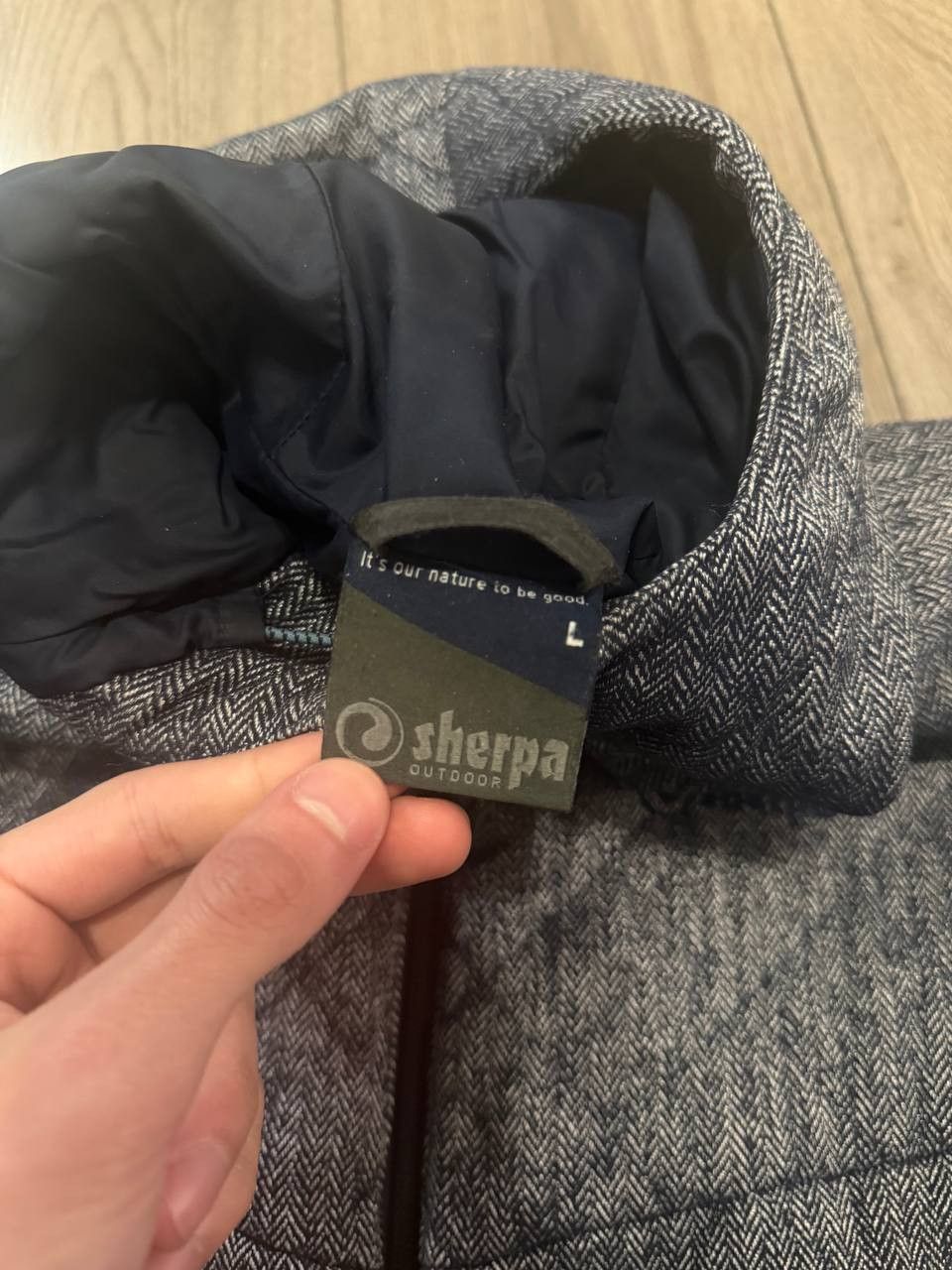 Other Sherpa Outdoor mens jacket overcoat Size L Regular Blue/Gray Size US L / EU 52-54 / 3 - 4 Thumbnail