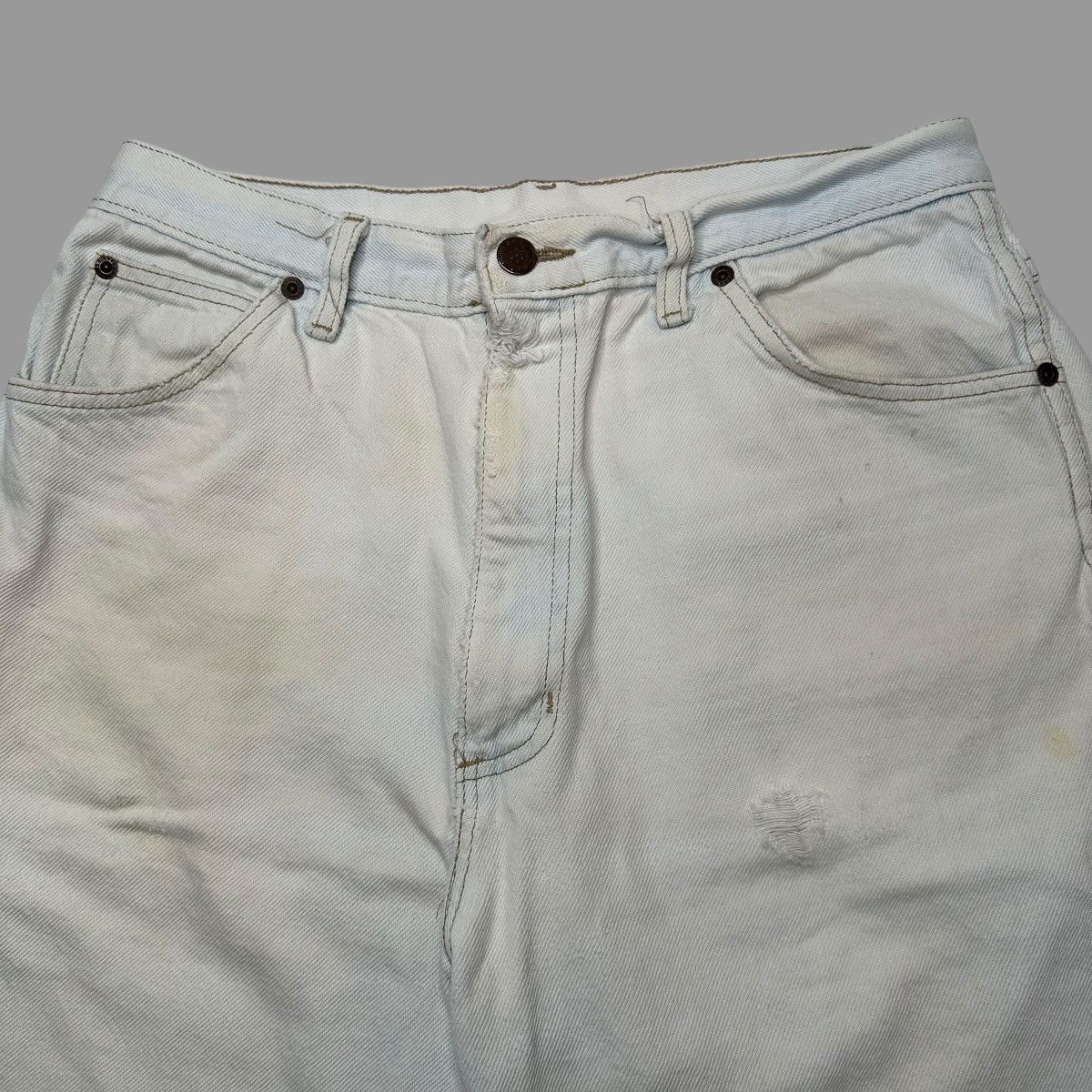 Vintage Vintage faded out 1980s Jean shorts Size US 30 / EU 46 - 3 Thumbnail