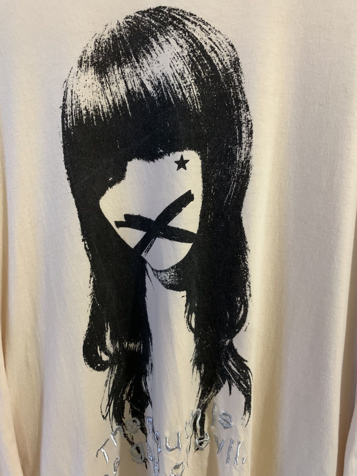 Designer WORLD WIDE LOVE JAPAN BRAND "The Mouth Is The Gate Of Evil" Size US S / EU 44-46 / 1 - 3 Thumbnail