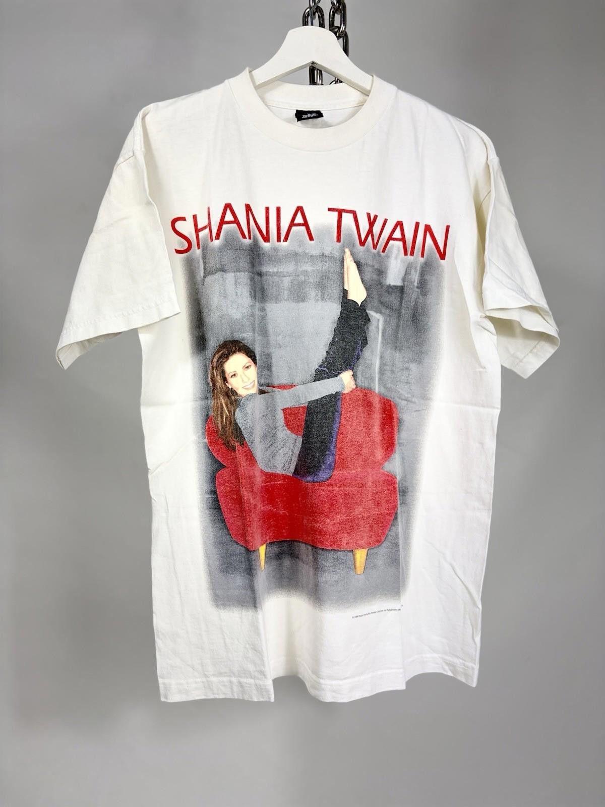 Vintage 1998 Shania Twain Tour T - Shirt Polygram Tag
