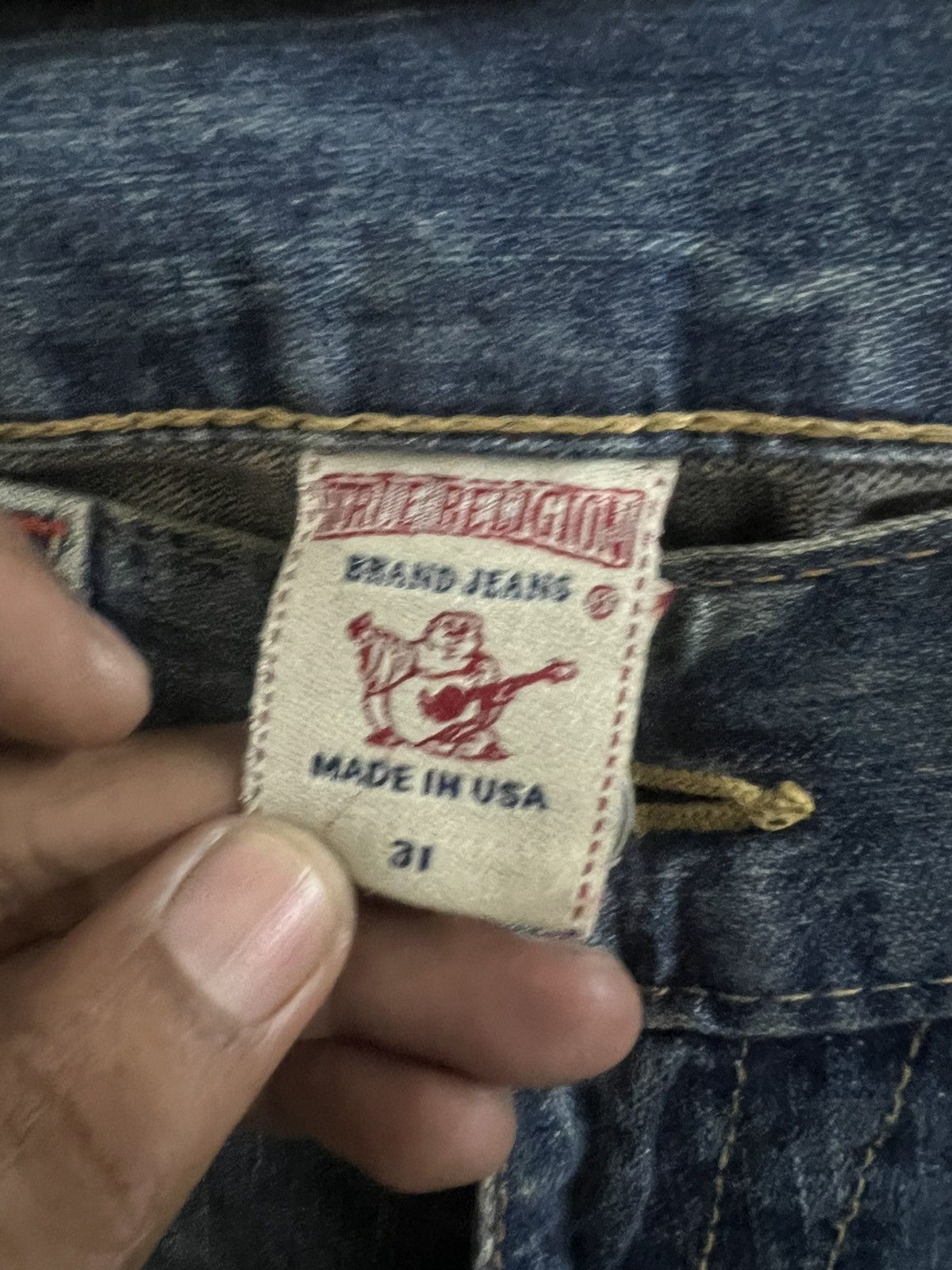 Japanese Brand × True Religion FLARED VINTAGE TRUE RELIGION TWIST DENIM PANT Size US 33 - 7 Thumbnail
