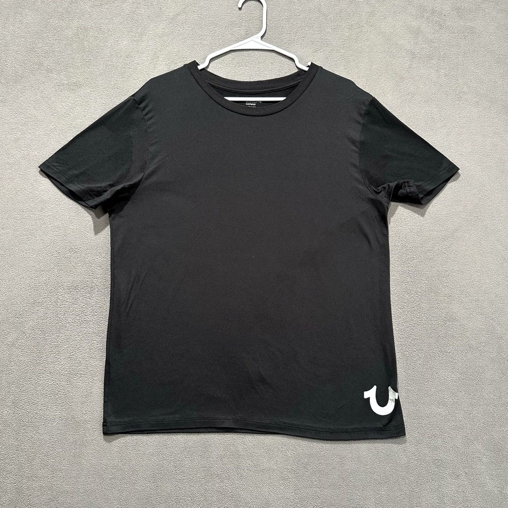 True Religion True Religion Shirt Mens M Black Stretch Lightweight Logo Casual Crew Neck Short Sleeve EUC Size US M / EU 48-50 / 2 - 2 Thumbnail